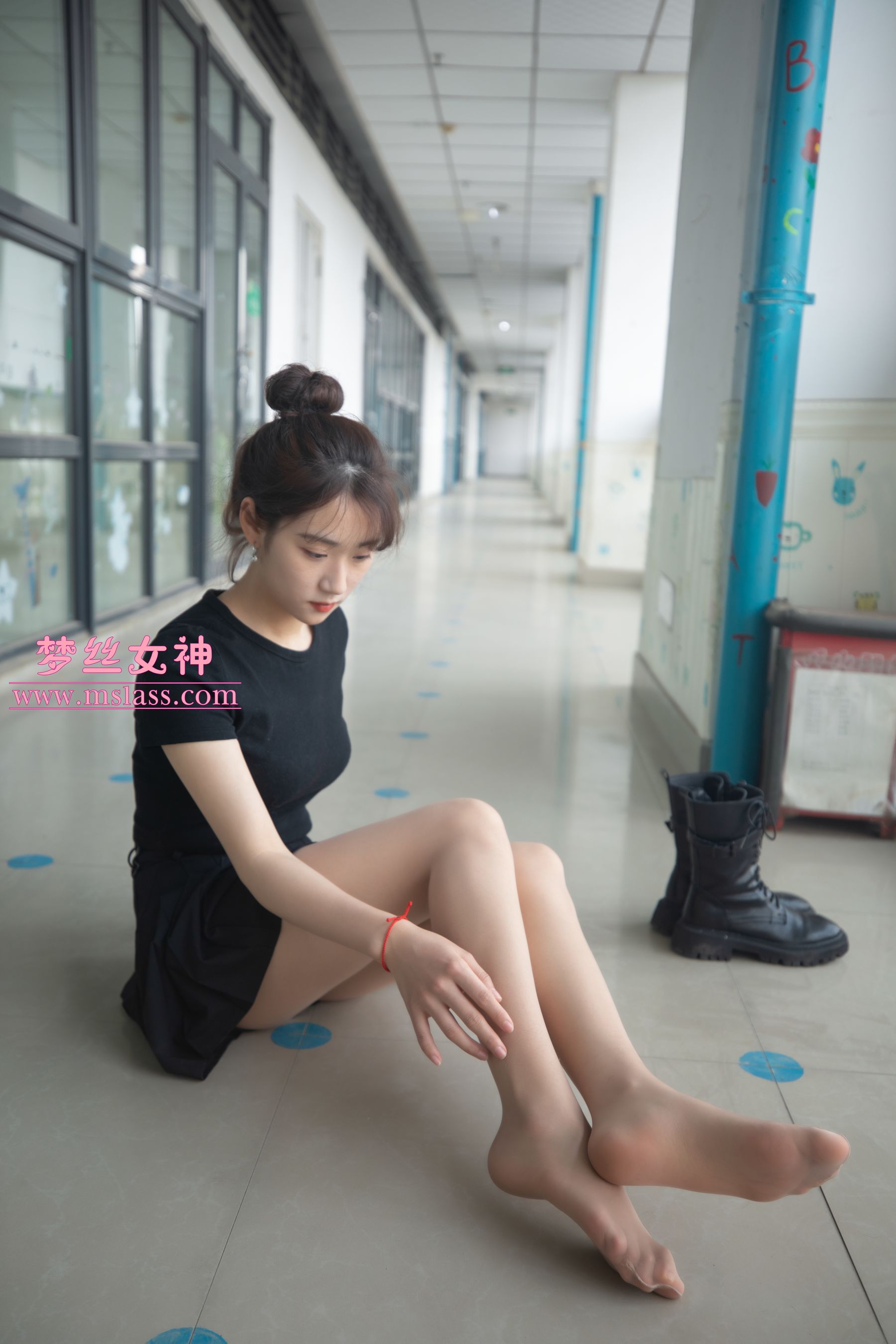 [梦丝女神MSLASS] 诗敏 靴下女神