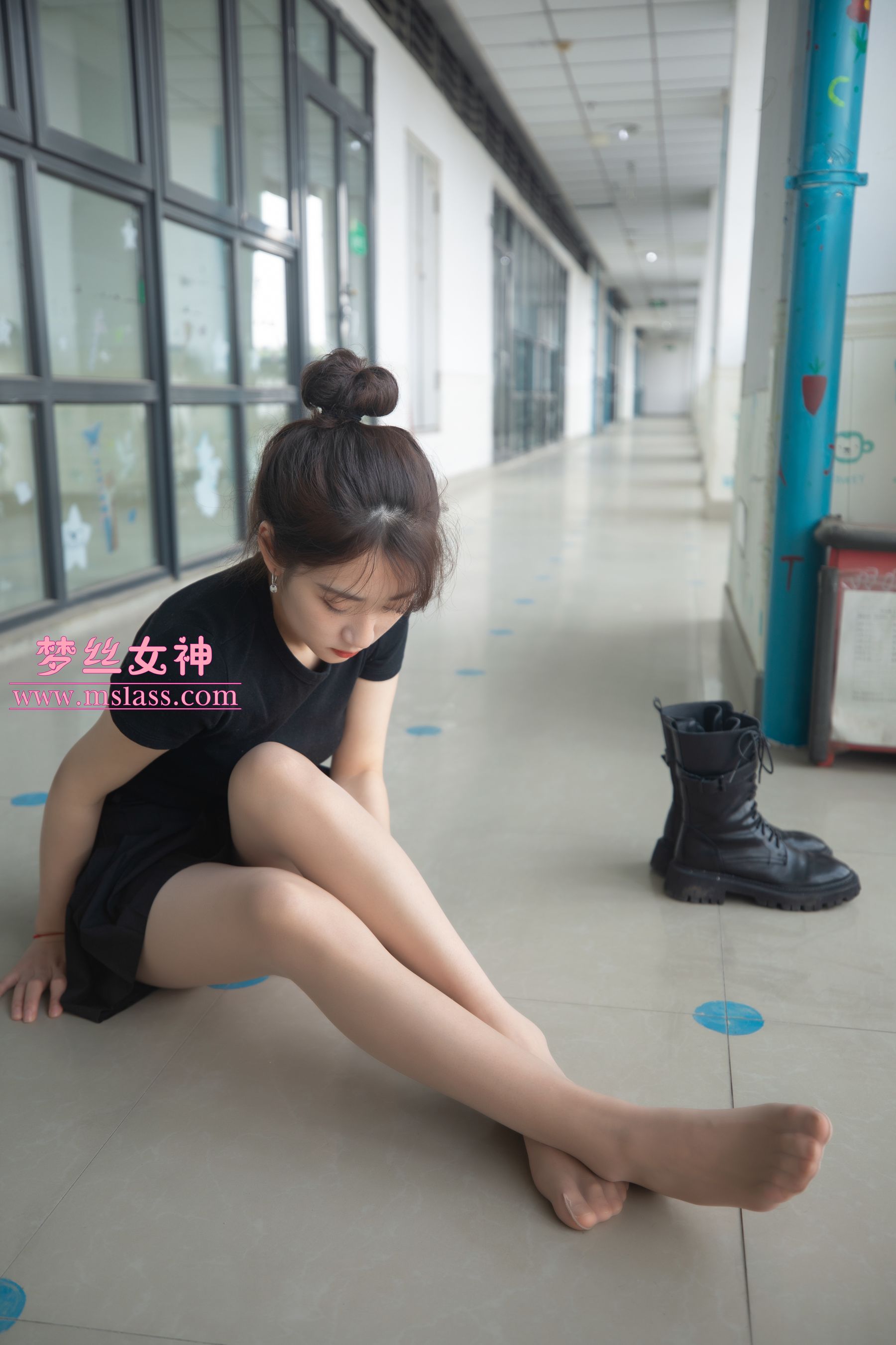 [梦丝女神MSLASS] 诗敏 靴下女神