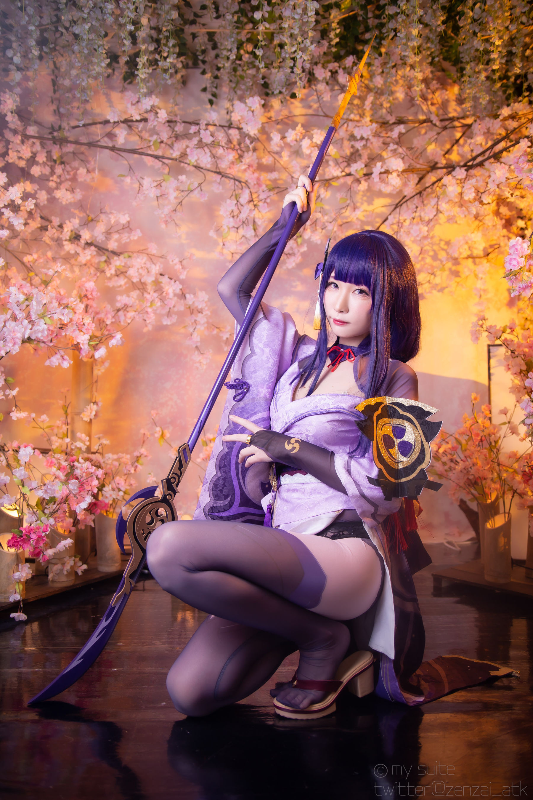 [福利COS] (Cosplay)[my suite] Atsuki あつき - Ikazuti 霆 (Genshin Impact)