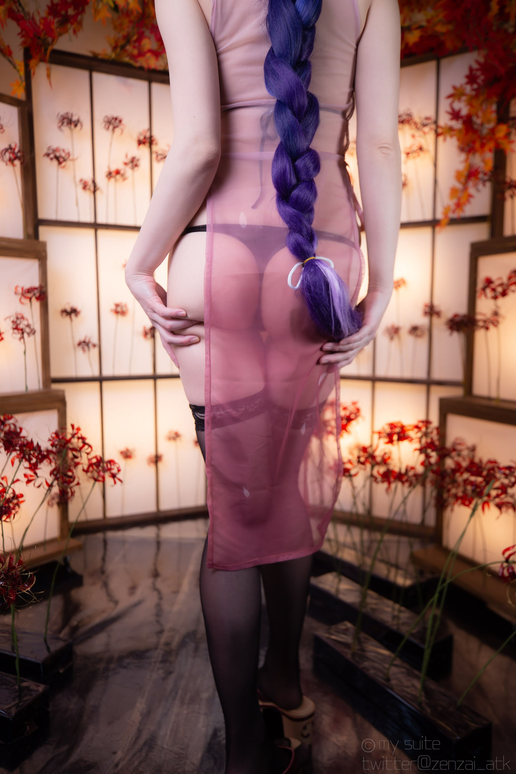 [福利COS] (Cosplay)[my suite] Atsuki あつき - Ikazuti 霆 (Genshin Impact)