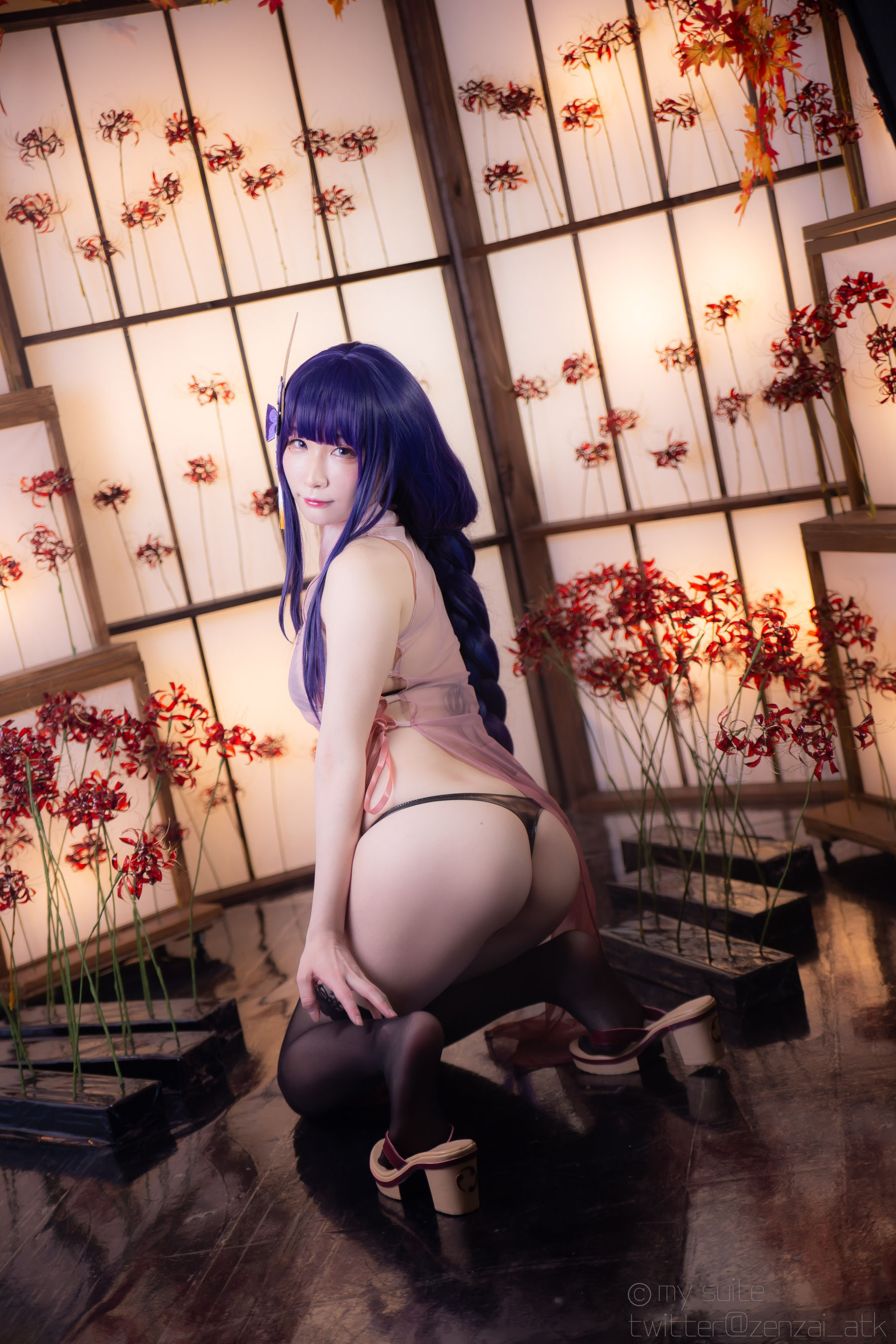 [福利COS] (Cosplay)[my suite] Atsuki あつき - Ikazuti 霆 (Genshin Impact)