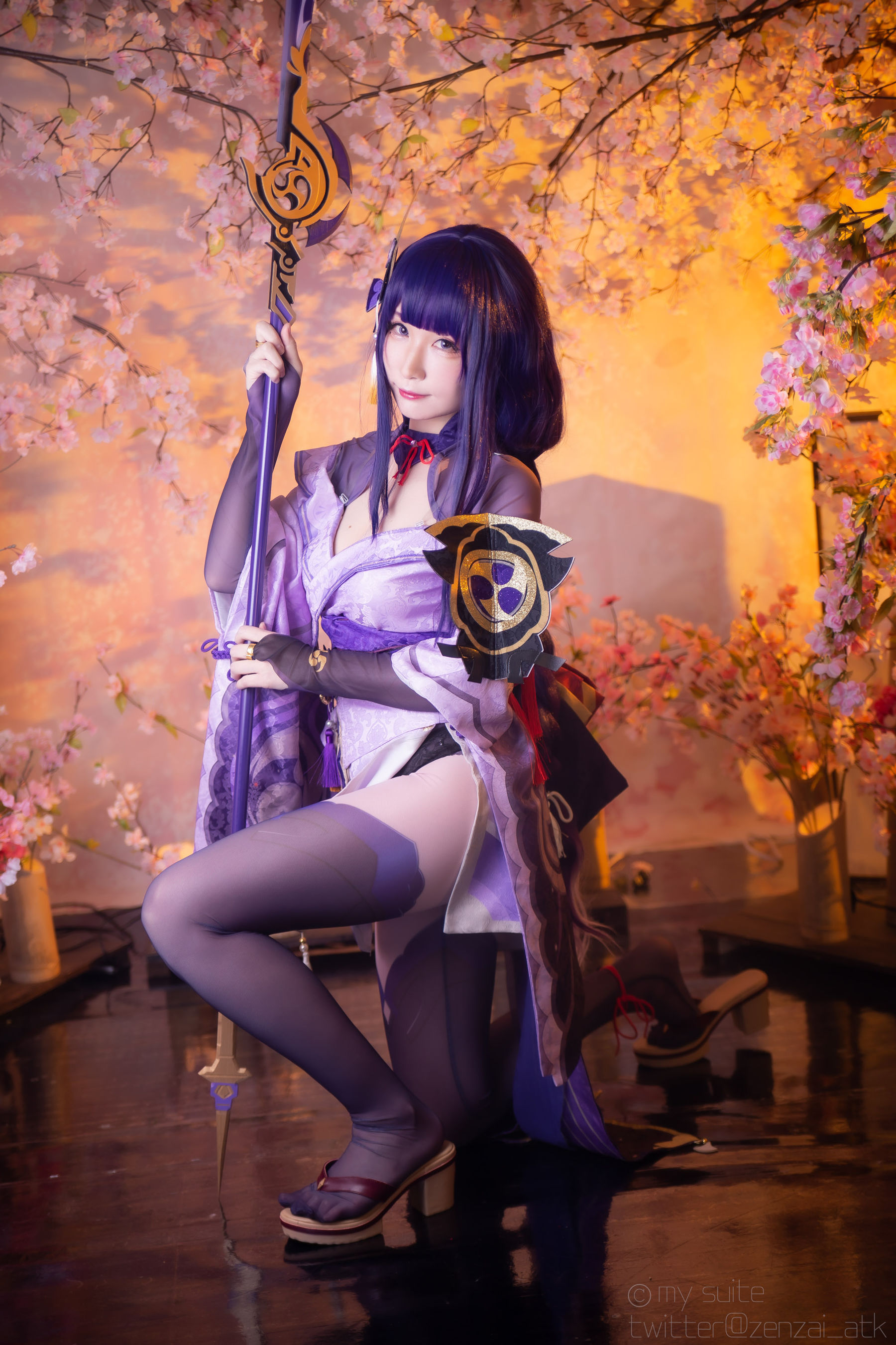 [福利COS] (Cosplay)[my suite] Atsuki あつき - Ikazuti 霆 (Genshin Impact)