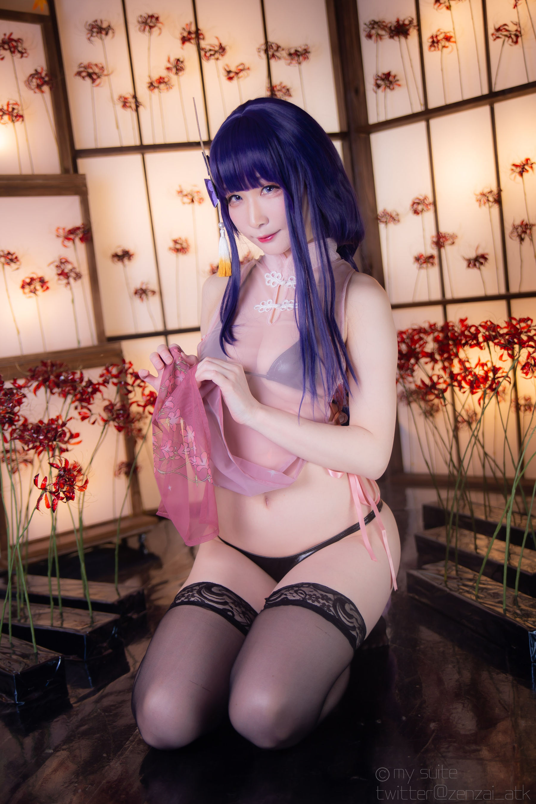 [福利COS] (Cosplay)[my suite] Atsuki あつき - Ikazuti 霆 (Genshin Impact)