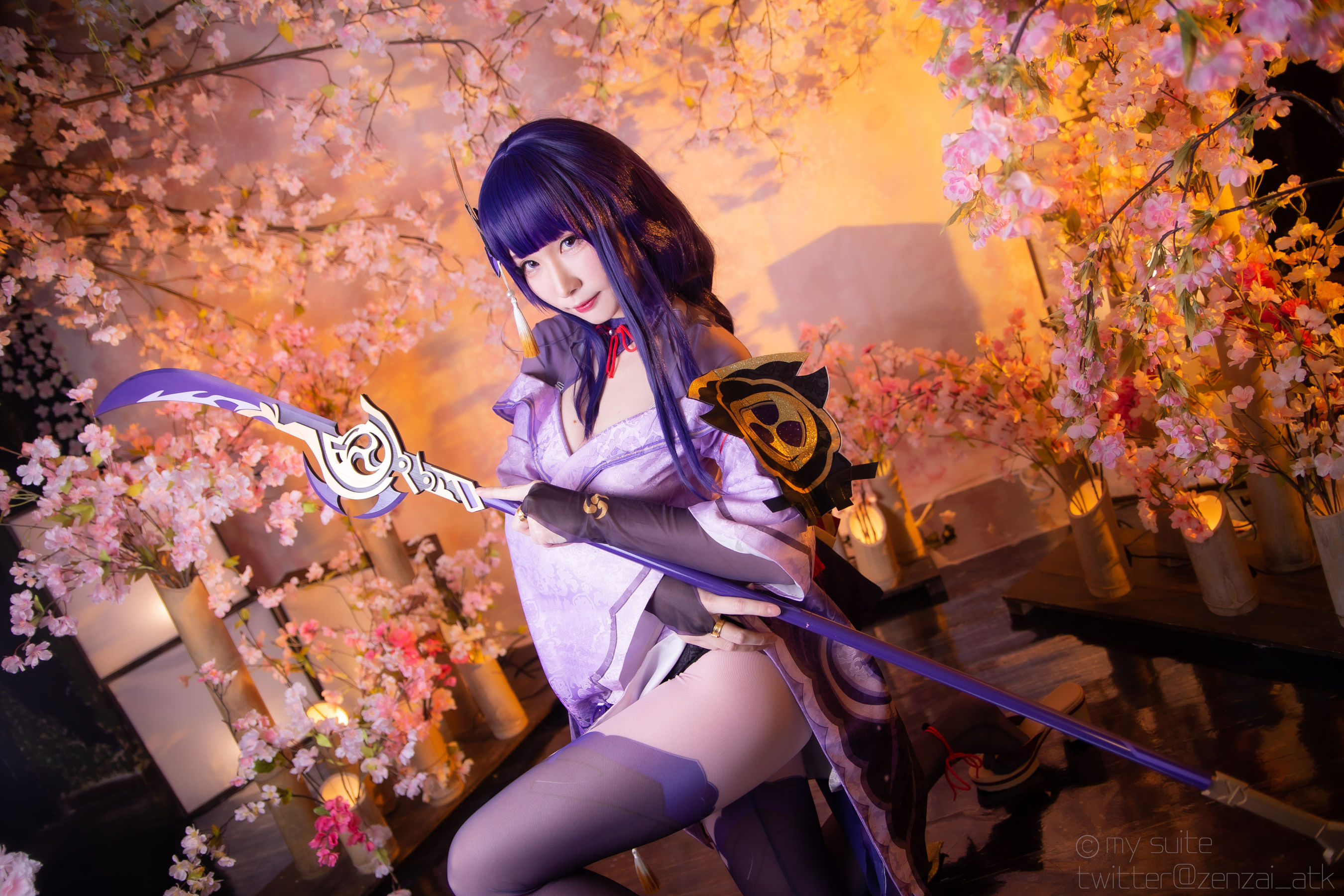 [福利COS] (Cosplay)[my suite] Atsuki あつき - Ikazuti 霆 (Genshin Impact)