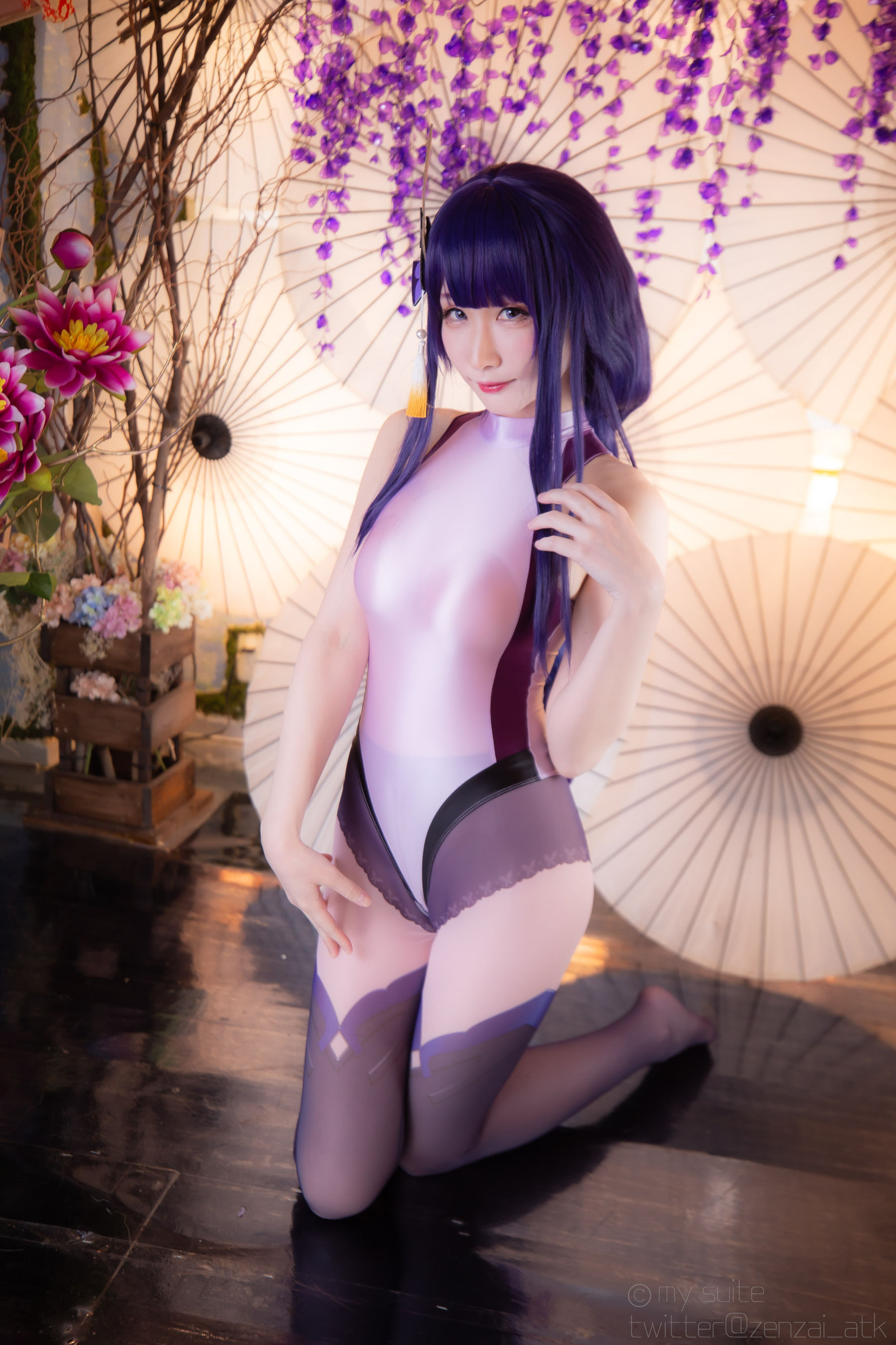 [福利COS] (Cosplay)[my suite] Atsuki あつき - Ikazuti 霆 (Genshin Impact)