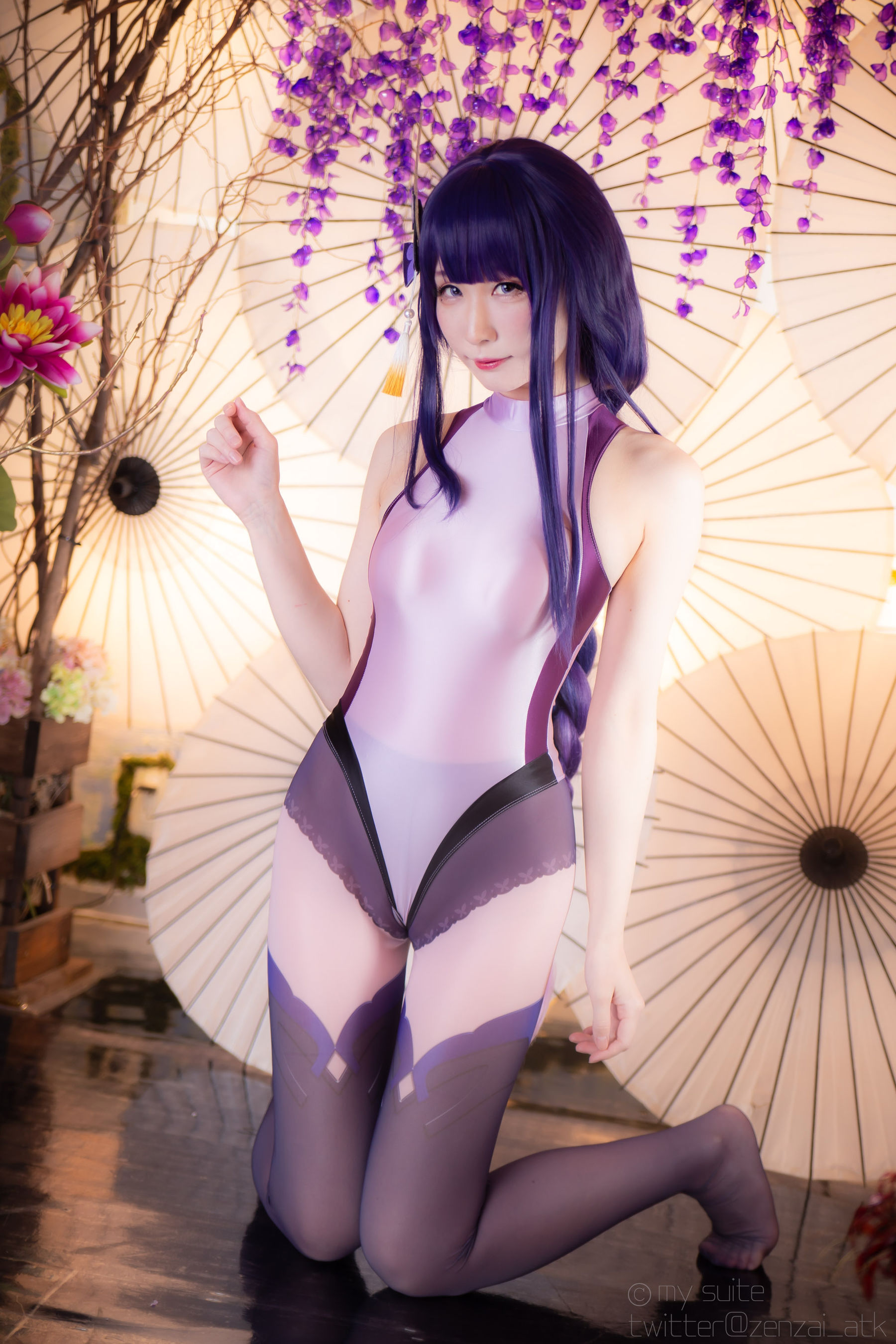 [福利COS] (Cosplay)[my suite] Atsuki あつき - Ikazuti 霆 (Genshin Impact)