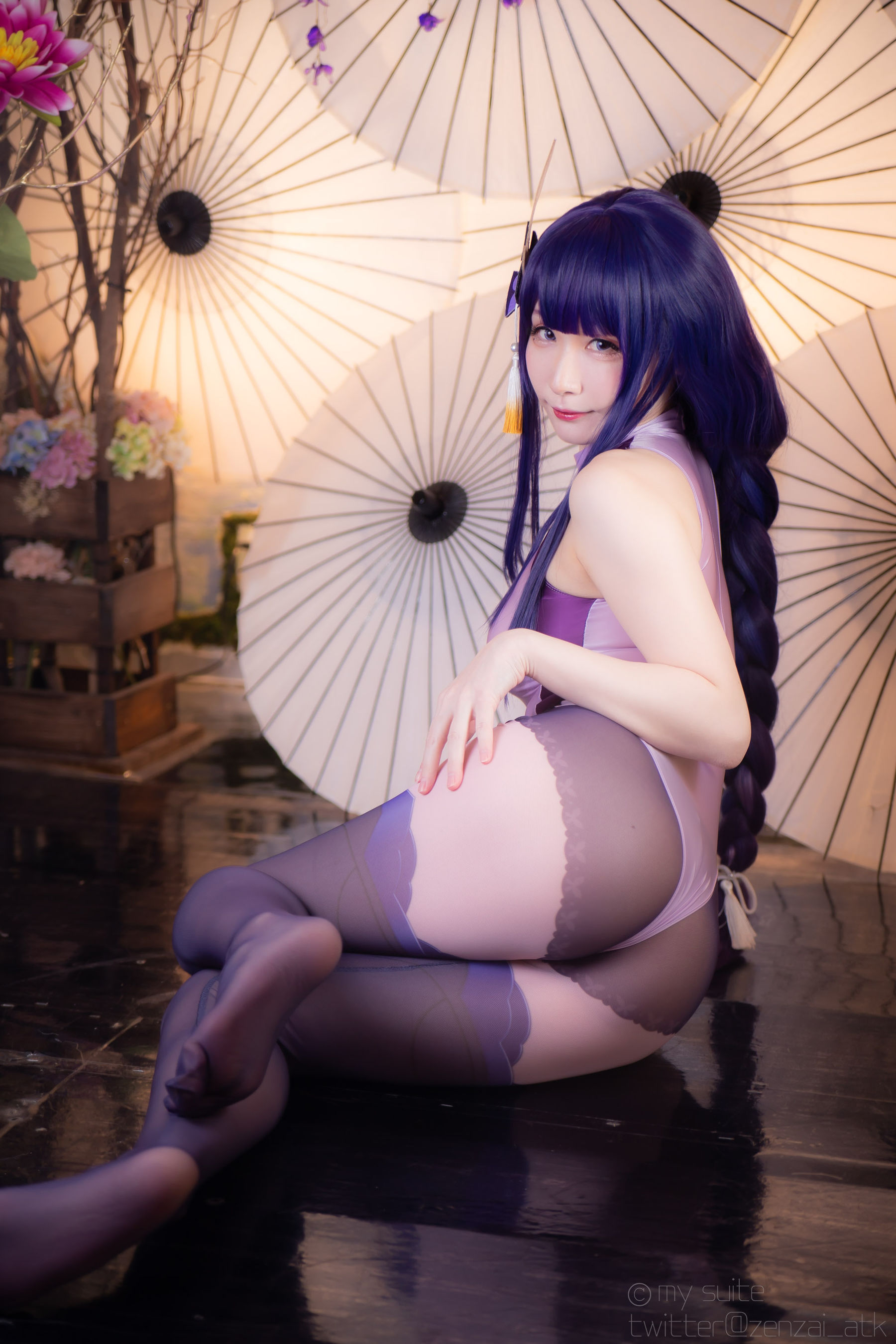 [福利COS] (Cosplay)[my suite] Atsuki あつき - Ikazuti 霆 (Genshin Impact)