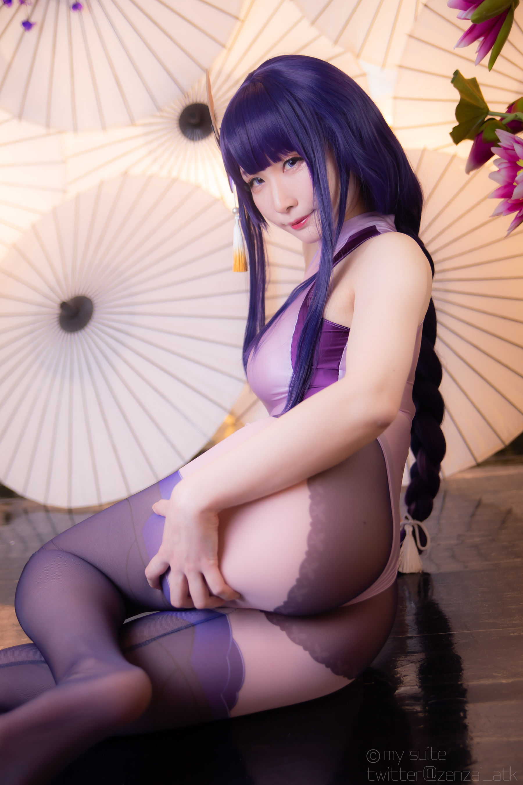 [福利COS] (Cosplay)[my suite] Atsuki あつき - Ikazuti 霆 (Genshin Impact)
