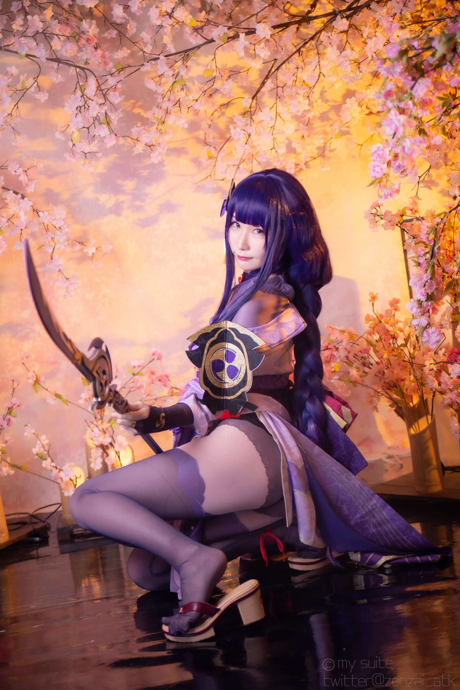 [福利COS] (Cosplay)[my suite] Atsuki あつき - Ikazuti 霆 (Genshin Impact)