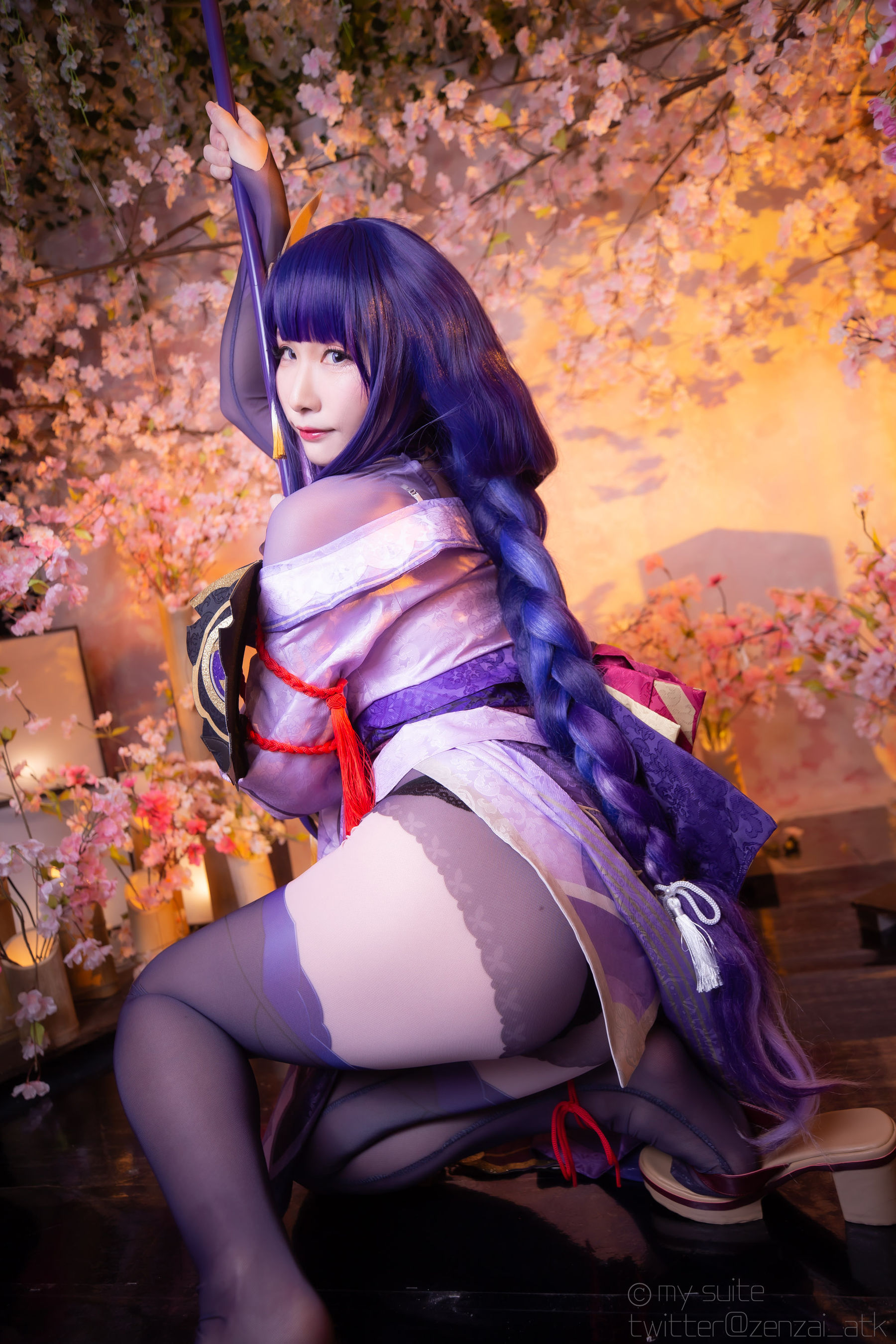 [福利COS] (Cosplay)[my suite] Atsuki あつき - Ikazuti 霆 (Genshin Impact)