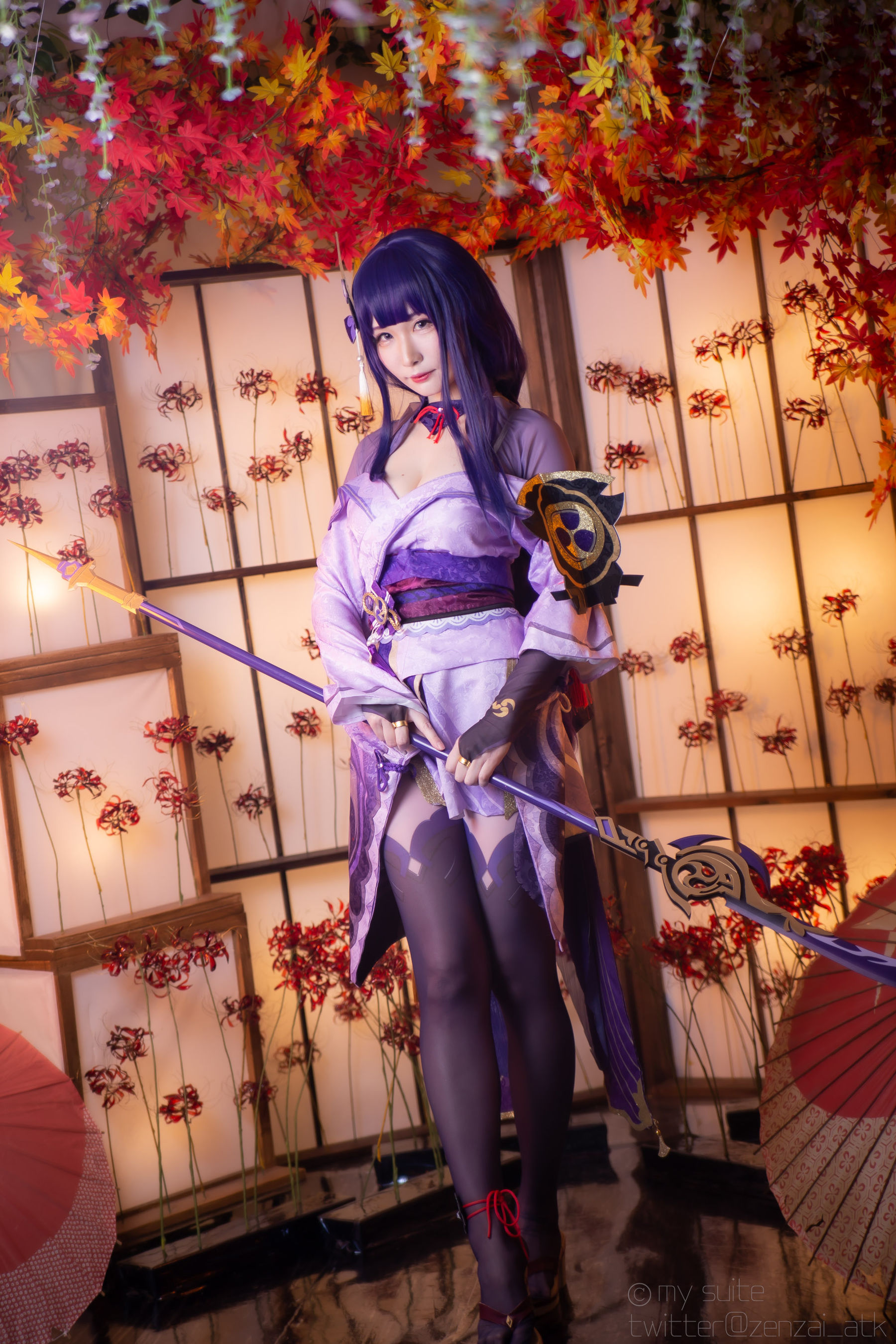 [福利COS] (Cosplay)[my suite] Atsuki あつき - Ikazuti 霆 (Genshin Impact)