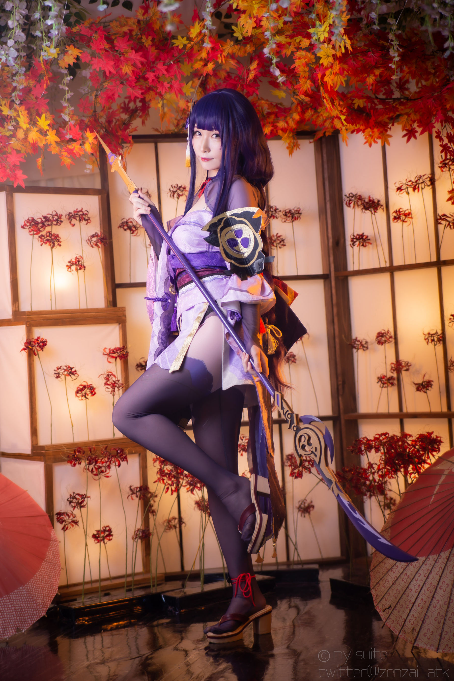 [福利COS] (Cosplay)[my suite] Atsuki あつき - Ikazuti 霆 (Genshin Impact)