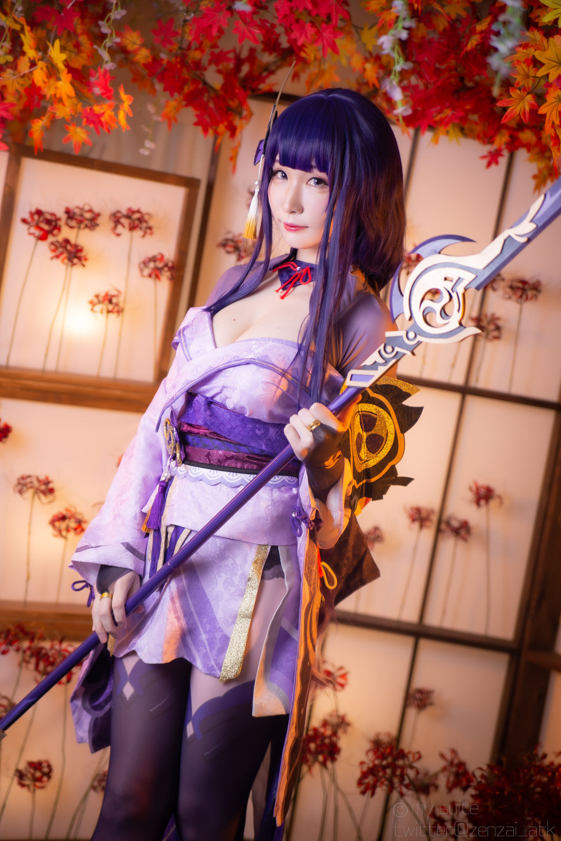 [福利COS] (Cosplay)[my suite] Atsuki あつき - Ikazuti 霆 (Genshin Impact)