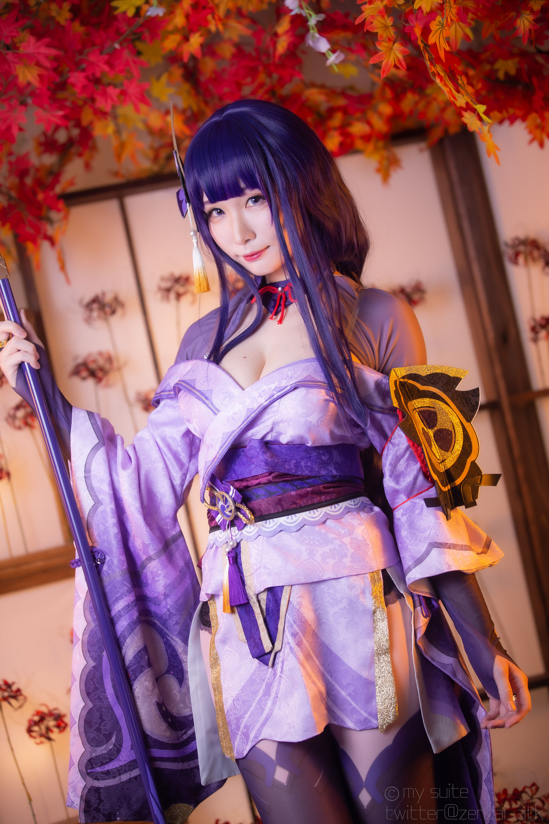 [福利COS] (Cosplay)[my suite] Atsuki あつき - Ikazuti 霆 (Genshin Impact)