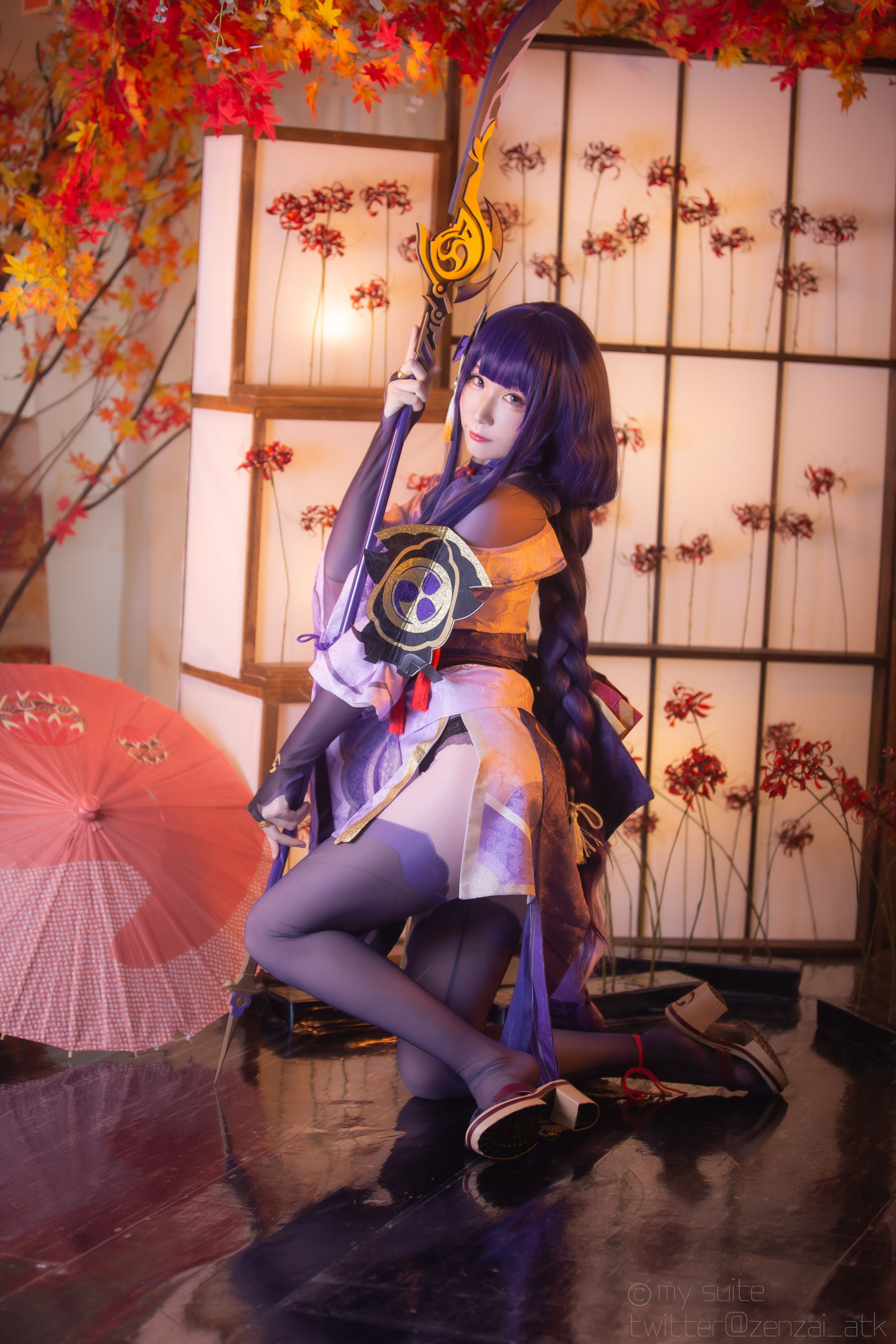 [福利COS] (Cosplay)[my suite] Atsuki あつき - Ikazuti 霆 (Genshin Impact)