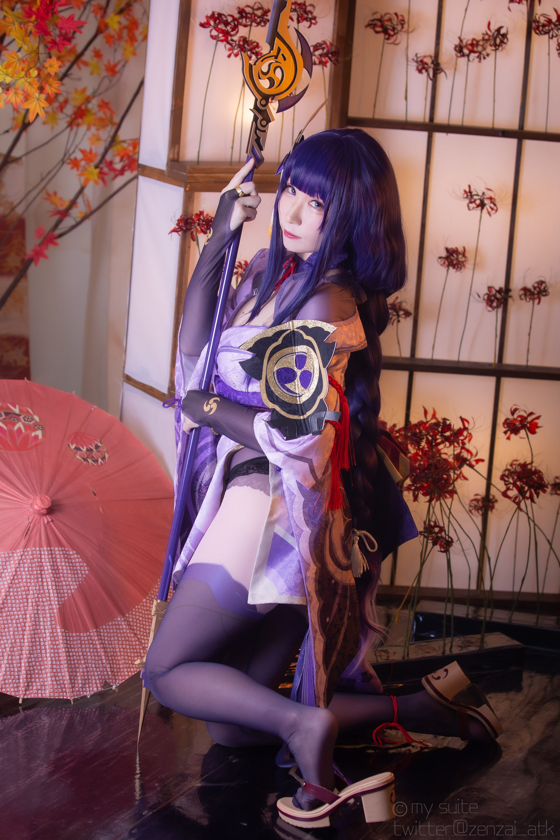[福利COS] (Cosplay)[my suite] Atsuki あつき - Ikazuti 霆 (Genshin Impact)