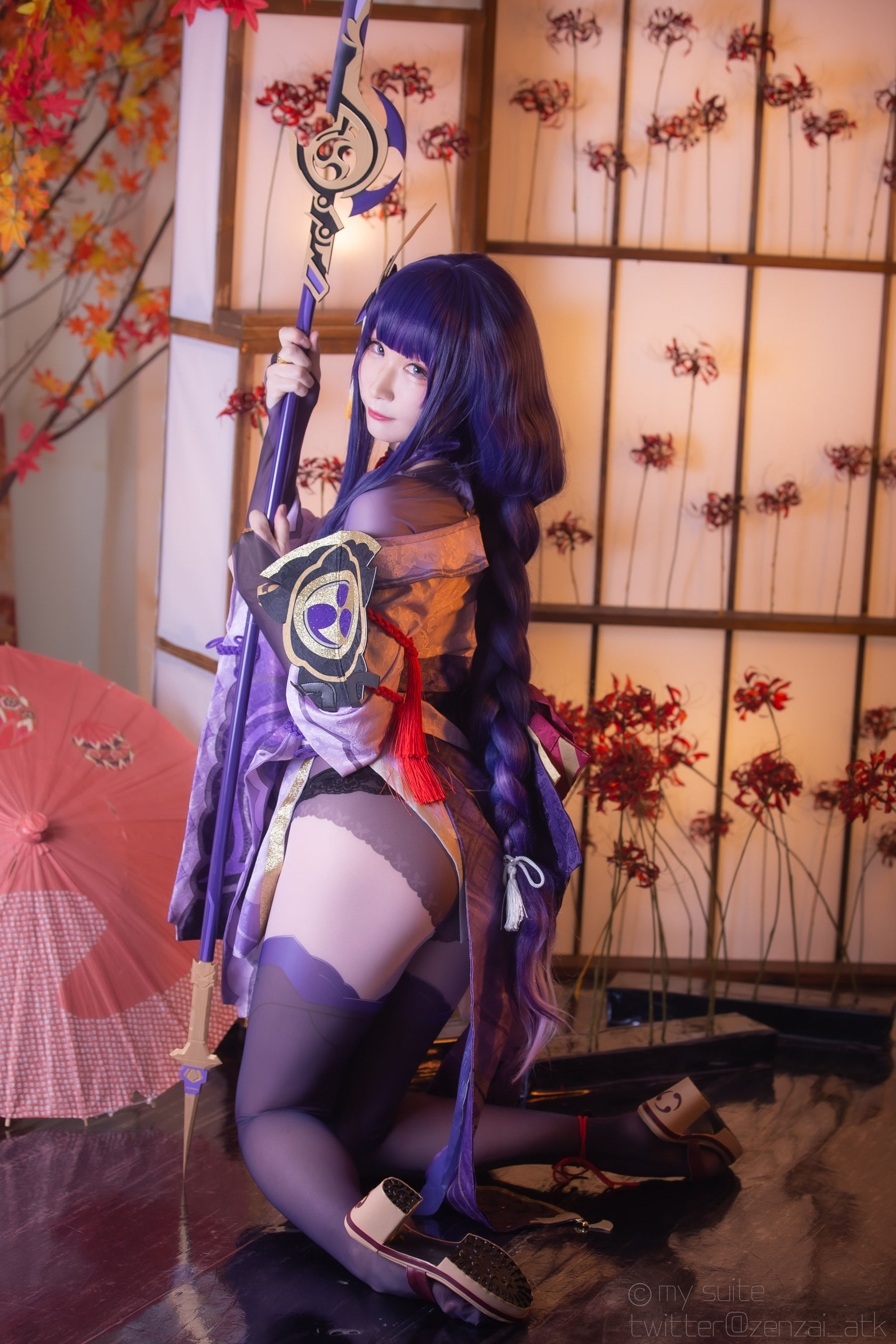 [福利COS] (Cosplay)[my suite] Atsuki あつき - Ikazuti 霆 (Genshin Impact)