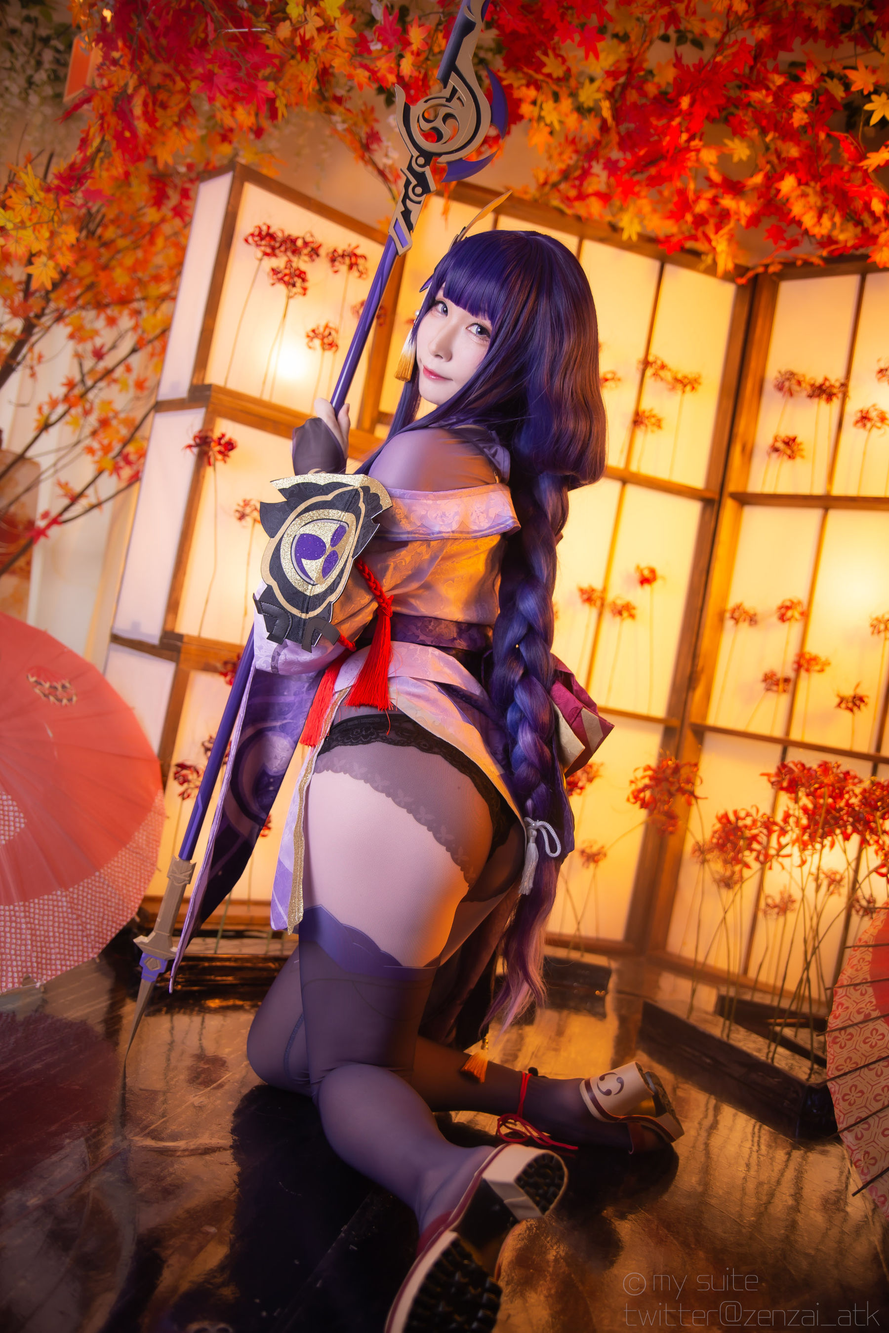 [福利COS] (Cosplay)[my suite] Atsuki あつき - Ikazuti 霆 (Genshin Impact)