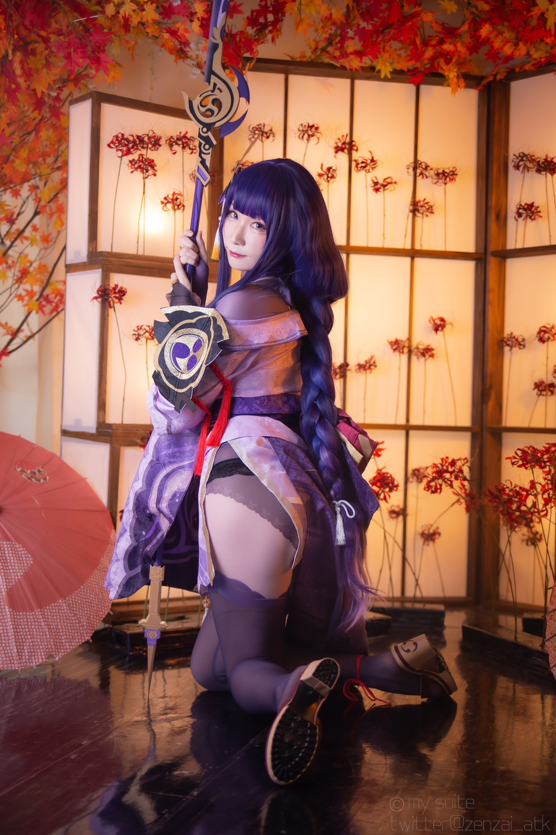 [福利COS] (Cosplay)[my suite] Atsuki あつき - Ikazuti 霆 (Genshin Impact)
