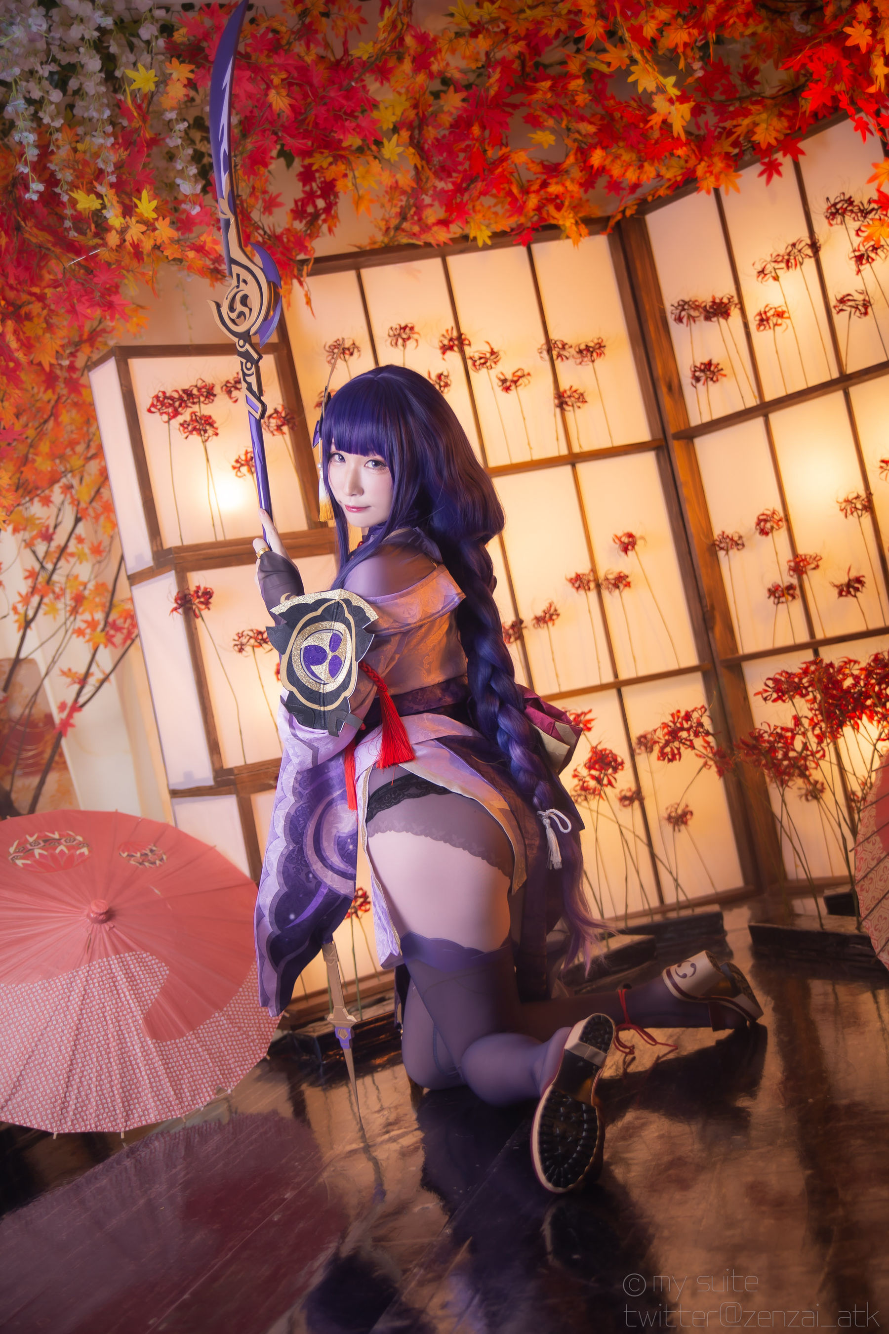 [福利COS] (Cosplay)[my suite] Atsuki あつき - Ikazuti 霆 (Genshin Impact)