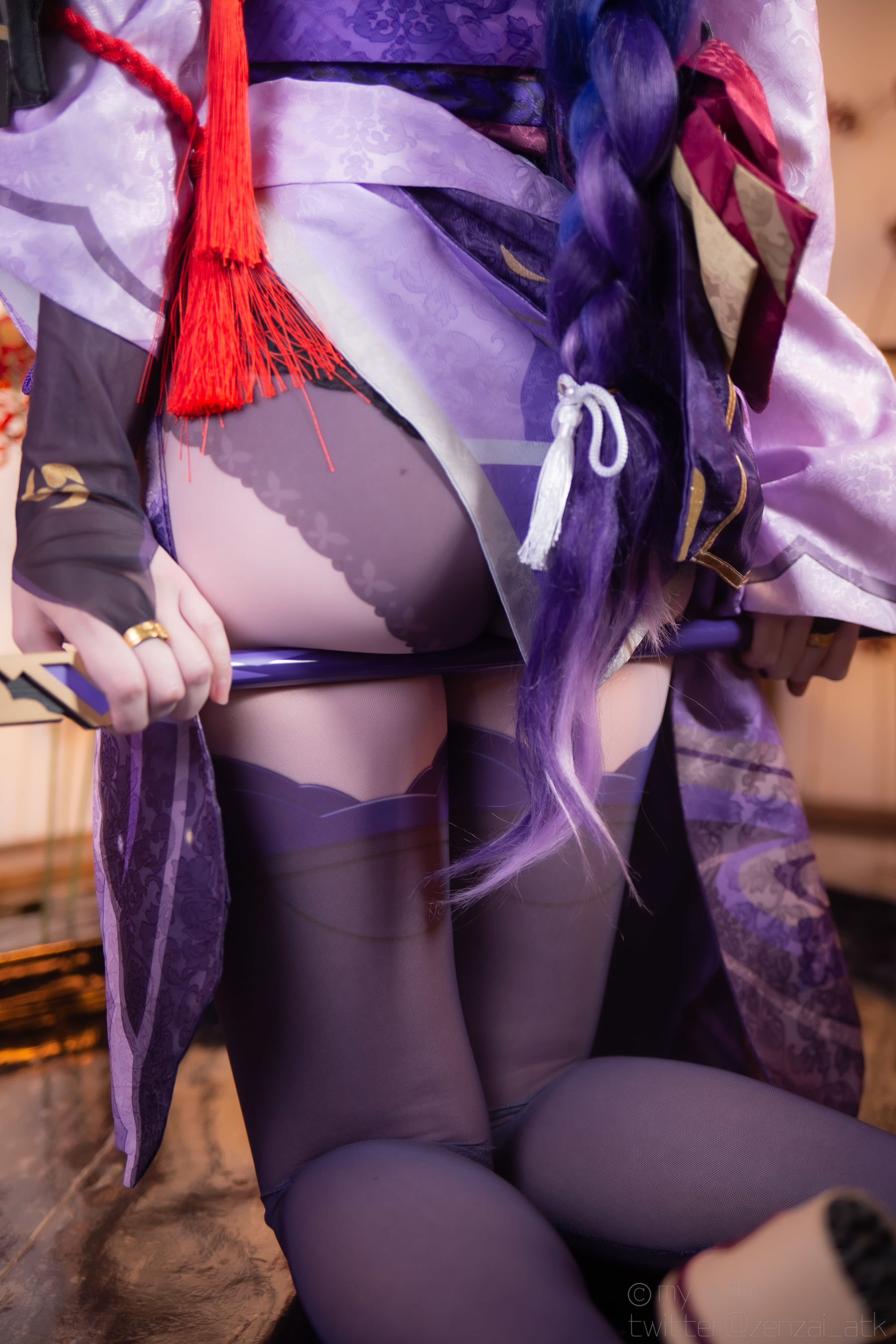 [福利COS] (Cosplay)[my suite] Atsuki あつき - Ikazuti 霆 (Genshin Impact)