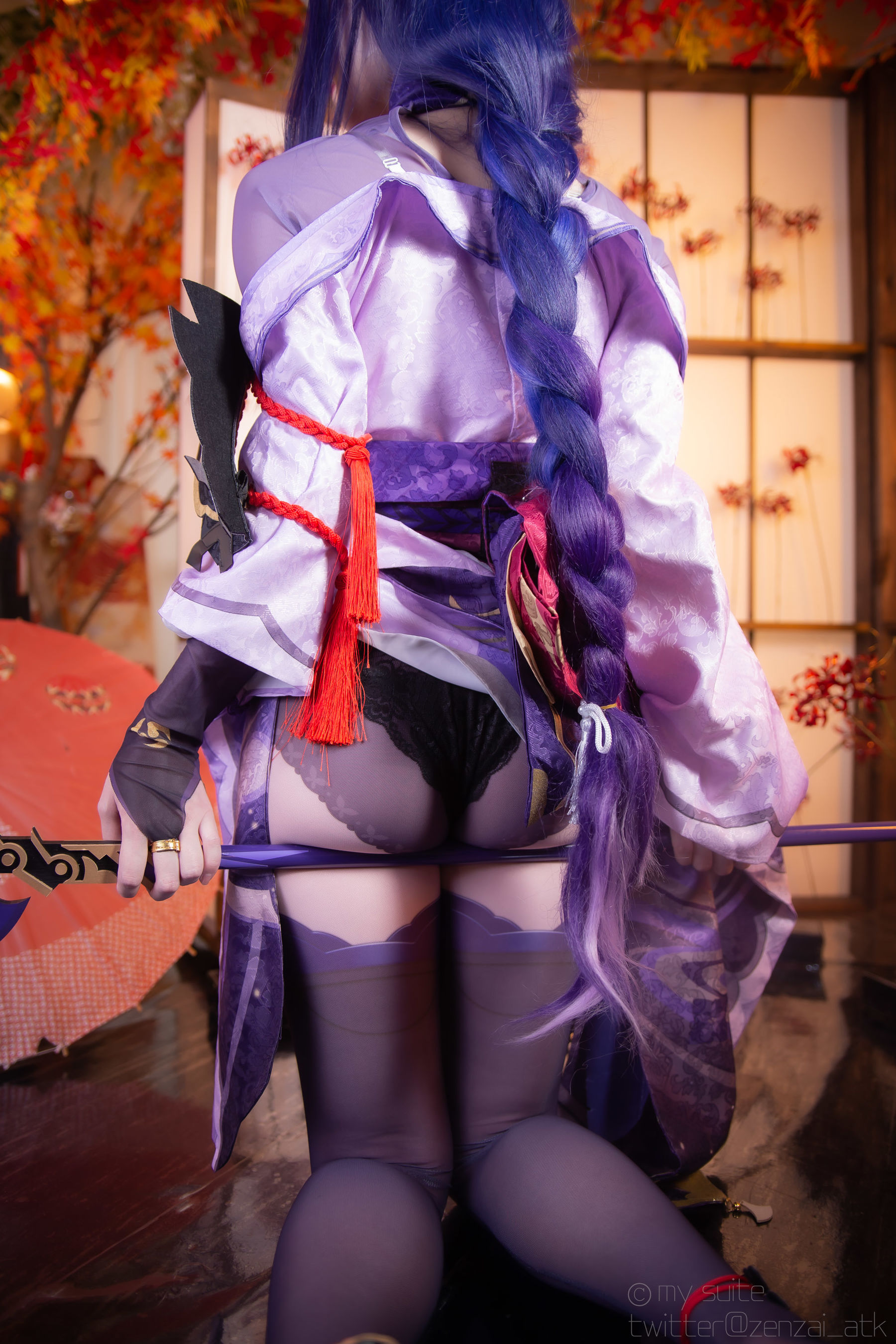 [福利COS] (Cosplay)[my suite] Atsuki あつき - Ikazuti 霆 (Genshin Impact)