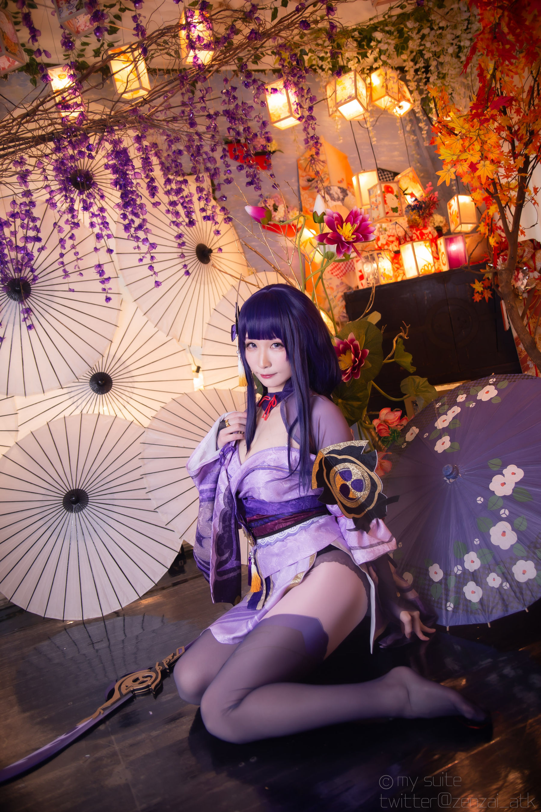 [福利COS] (Cosplay)[my suite] Atsuki あつき - Ikazuti 霆 (Genshin Impact)