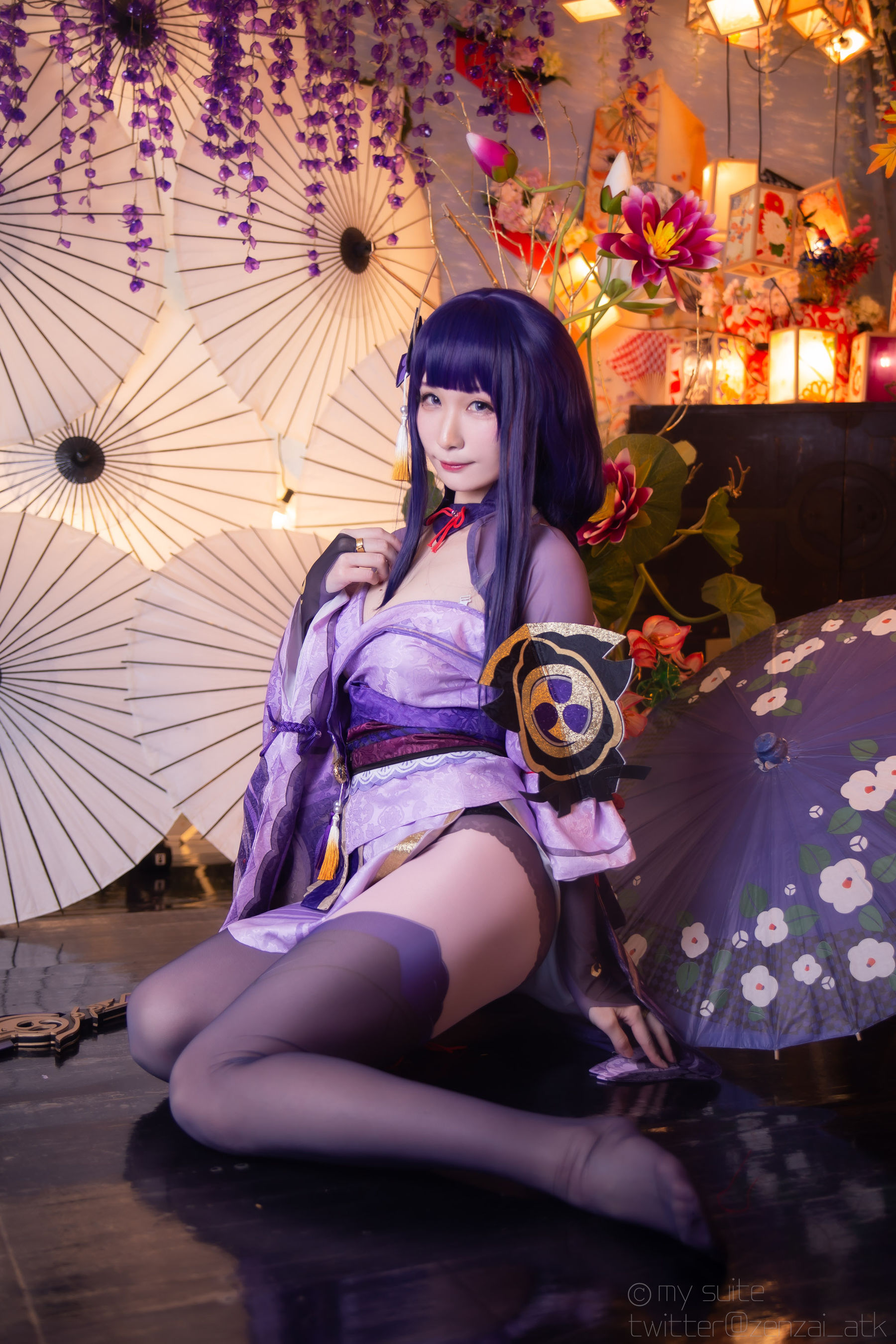 [福利COS] (Cosplay)[my suite] Atsuki あつき - Ikazuti 霆 (Genshin Impact)