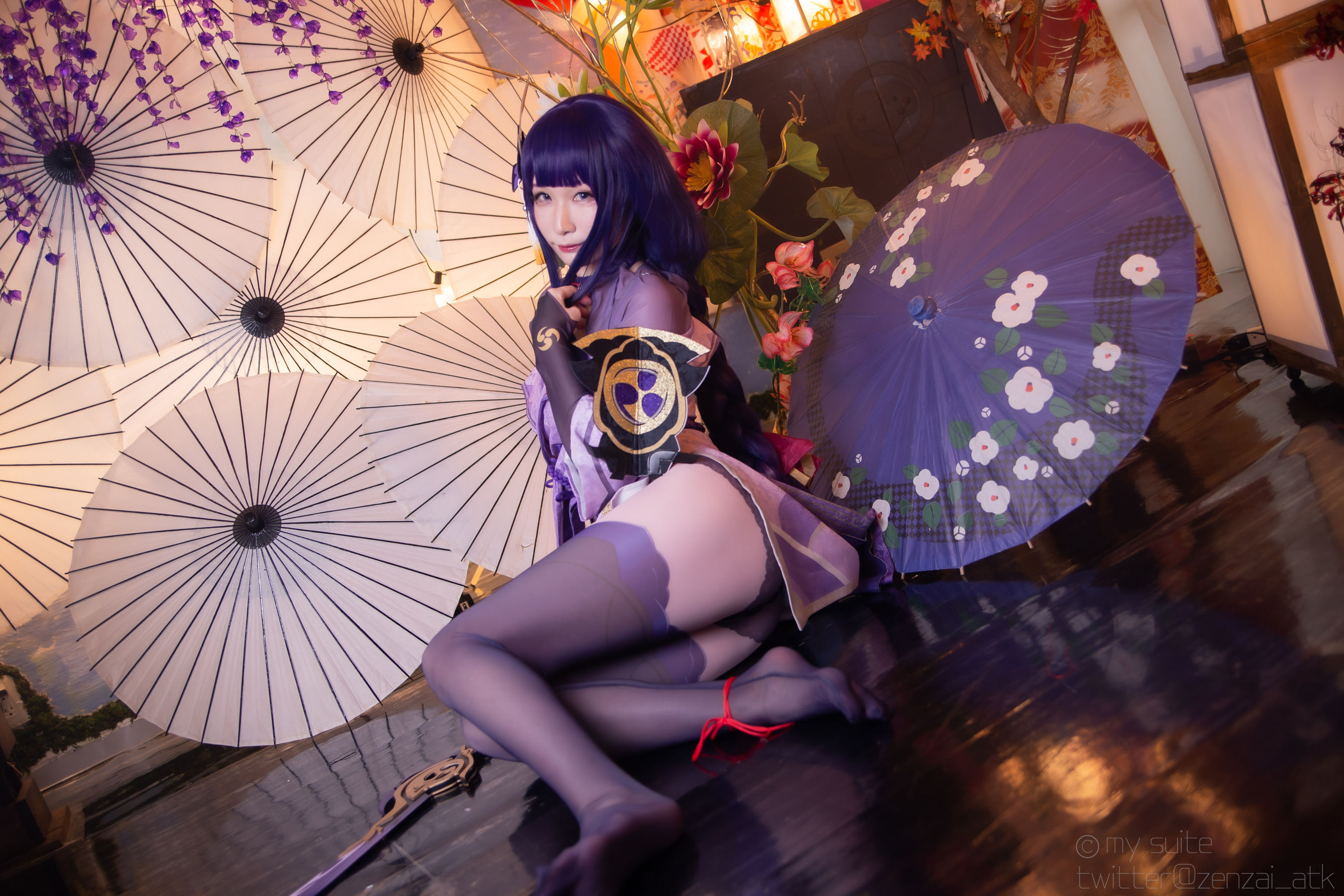 [福利COS] (Cosplay)[my suite] Atsuki あつき - Ikazuti 霆 (Genshin Impact)