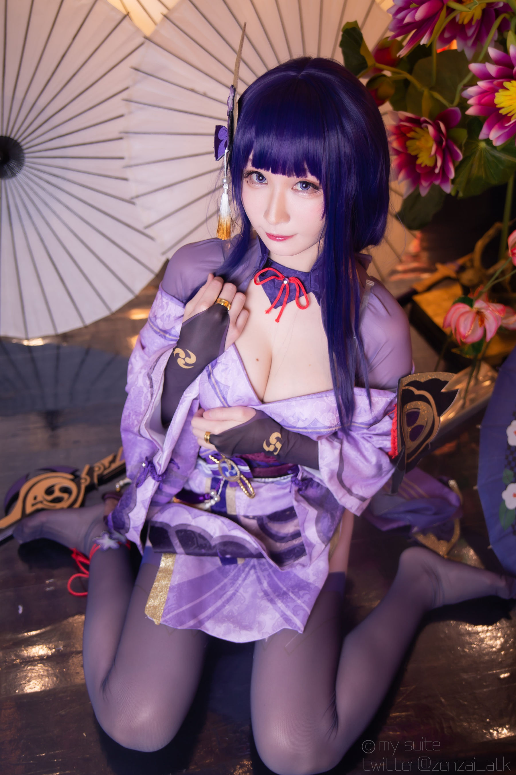 [福利COS] (Cosplay)[my suite] Atsuki あつき - Ikazuti 霆 (Genshin Impact)