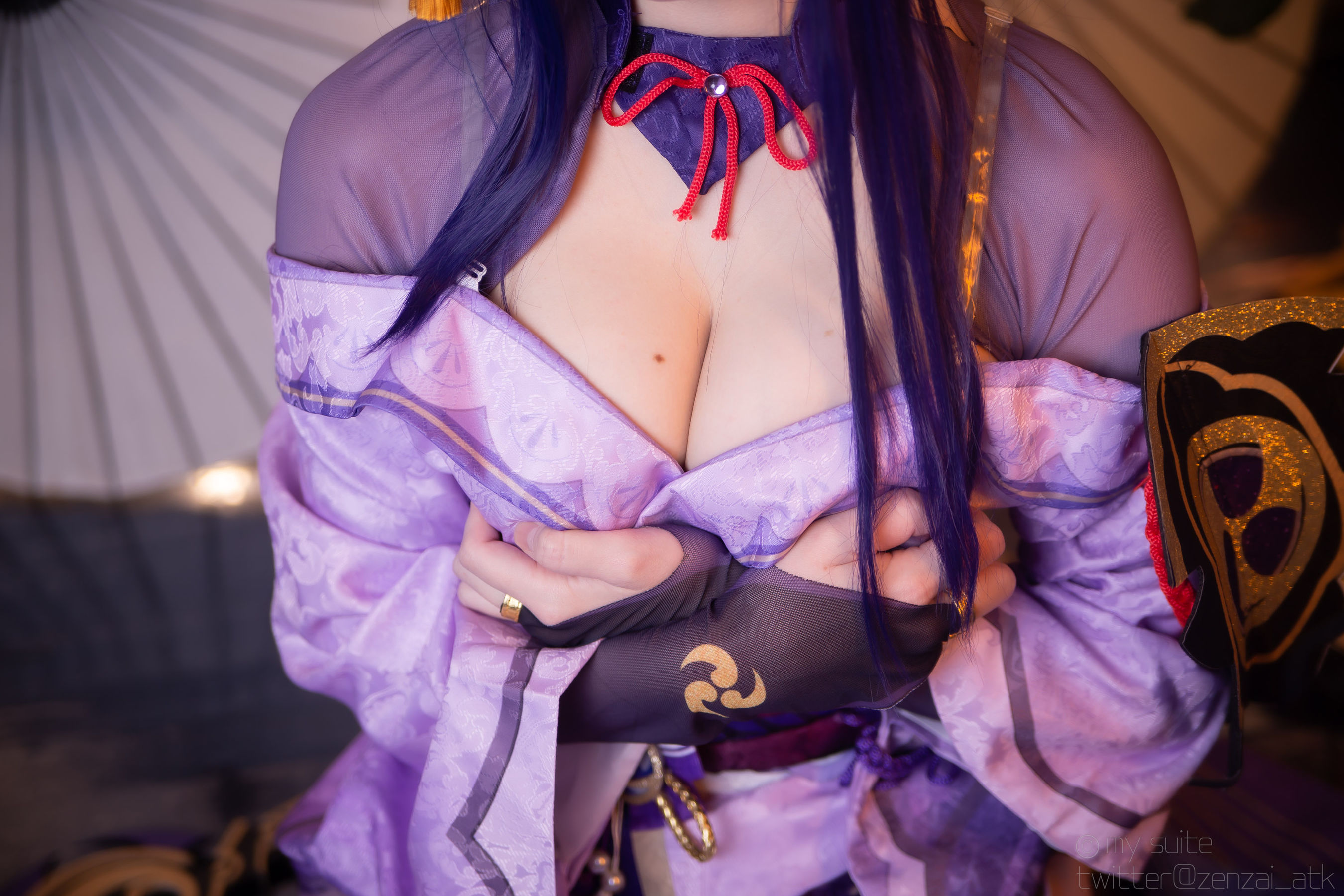 [福利COS] (Cosplay)[my suite] Atsuki あつき - Ikazuti 霆 (Genshin Impact)