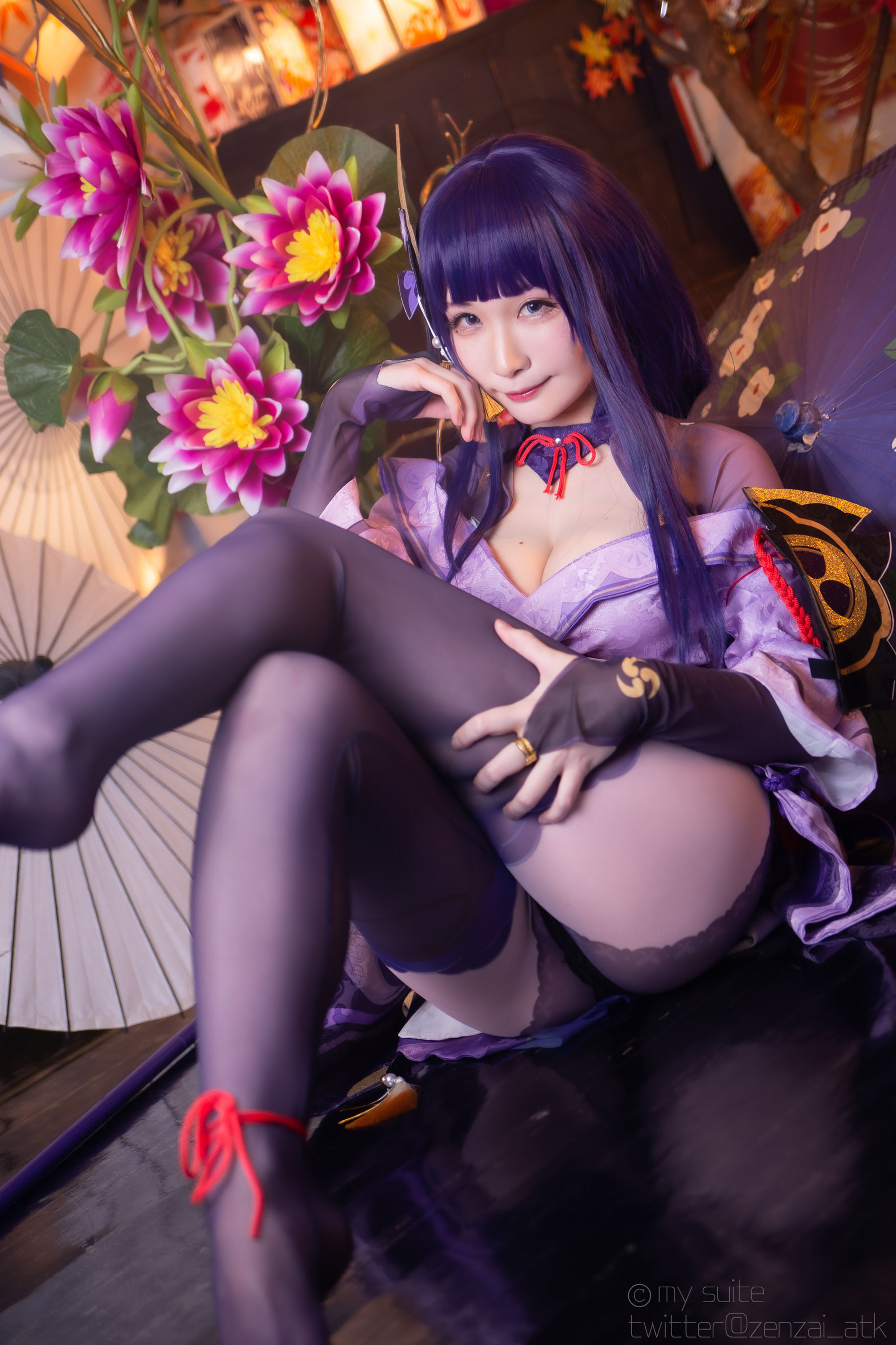 [福利COS] (Cosplay)[my suite] Atsuki あつき - Ikazuti 霆 (Genshin Impact)