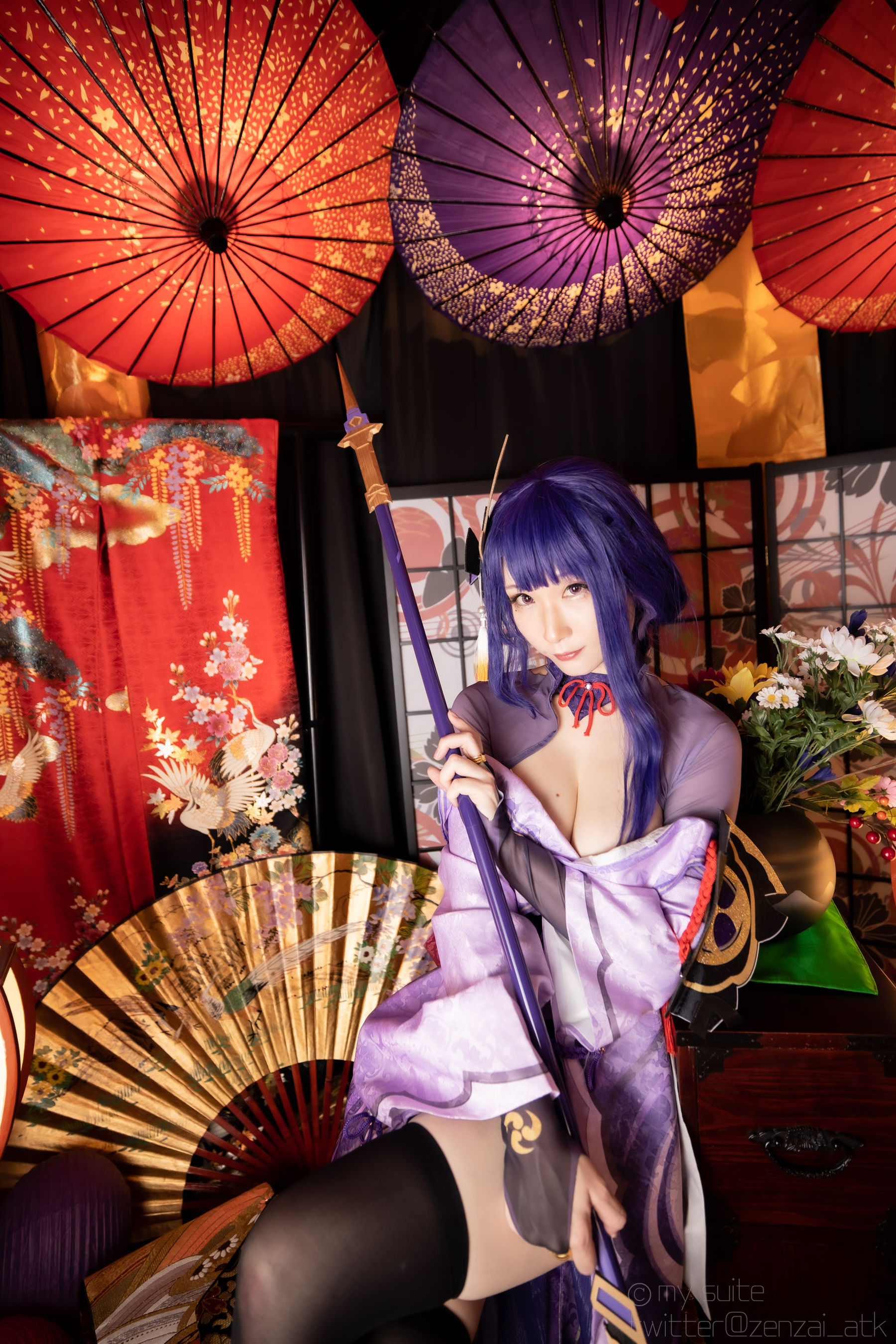 [福利COS] (Cosplay)[my suite] Atsuki あつき - Ikazuti 霆 (Genshin Impact)