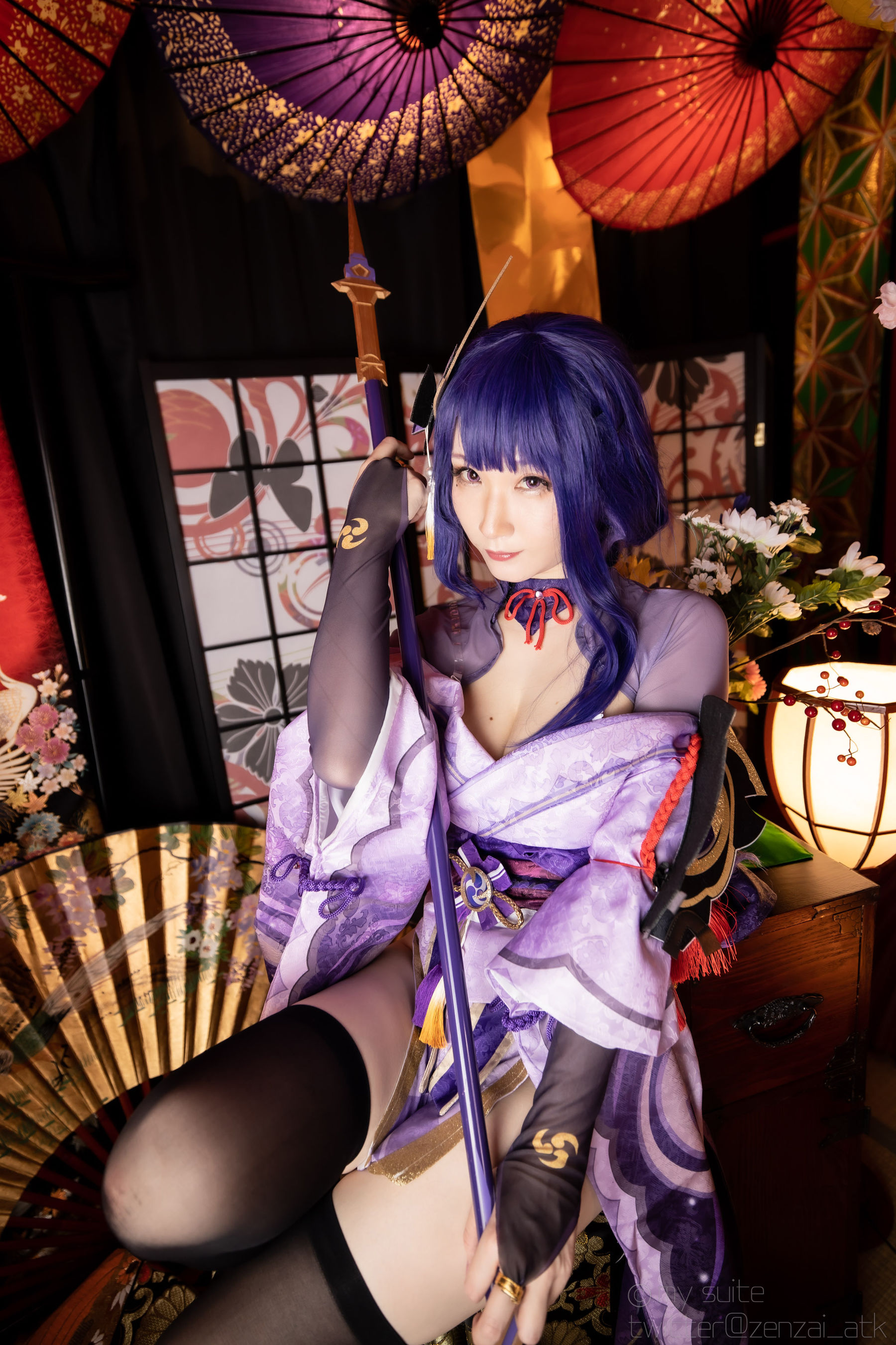 [福利COS] (Cosplay)[my suite] Atsuki あつき - Ikazuti 霆 (Genshin Impact)