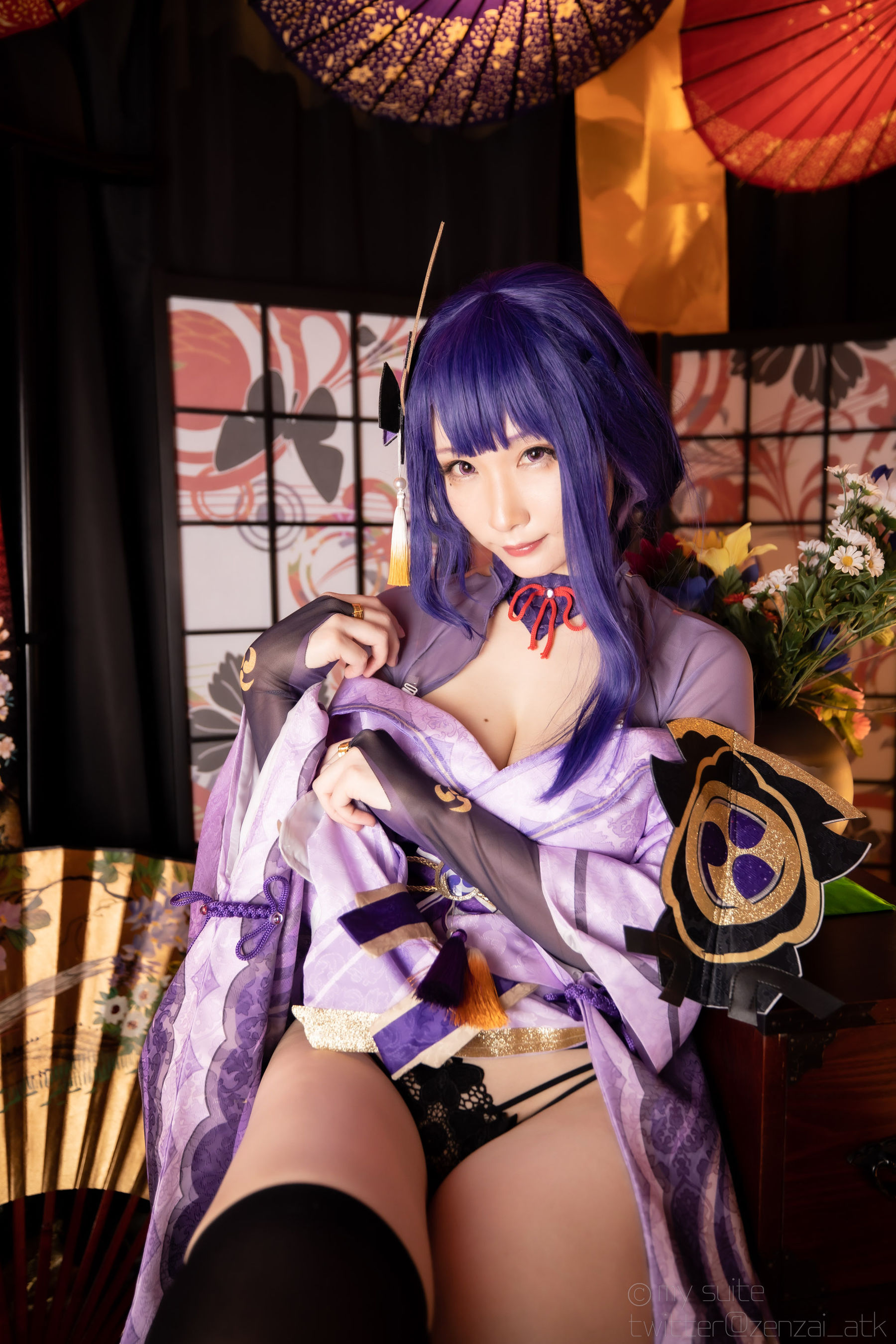 [福利COS] (Cosplay)[my suite] Atsuki あつき - Ikazuti 霆 (Genshin Impact)