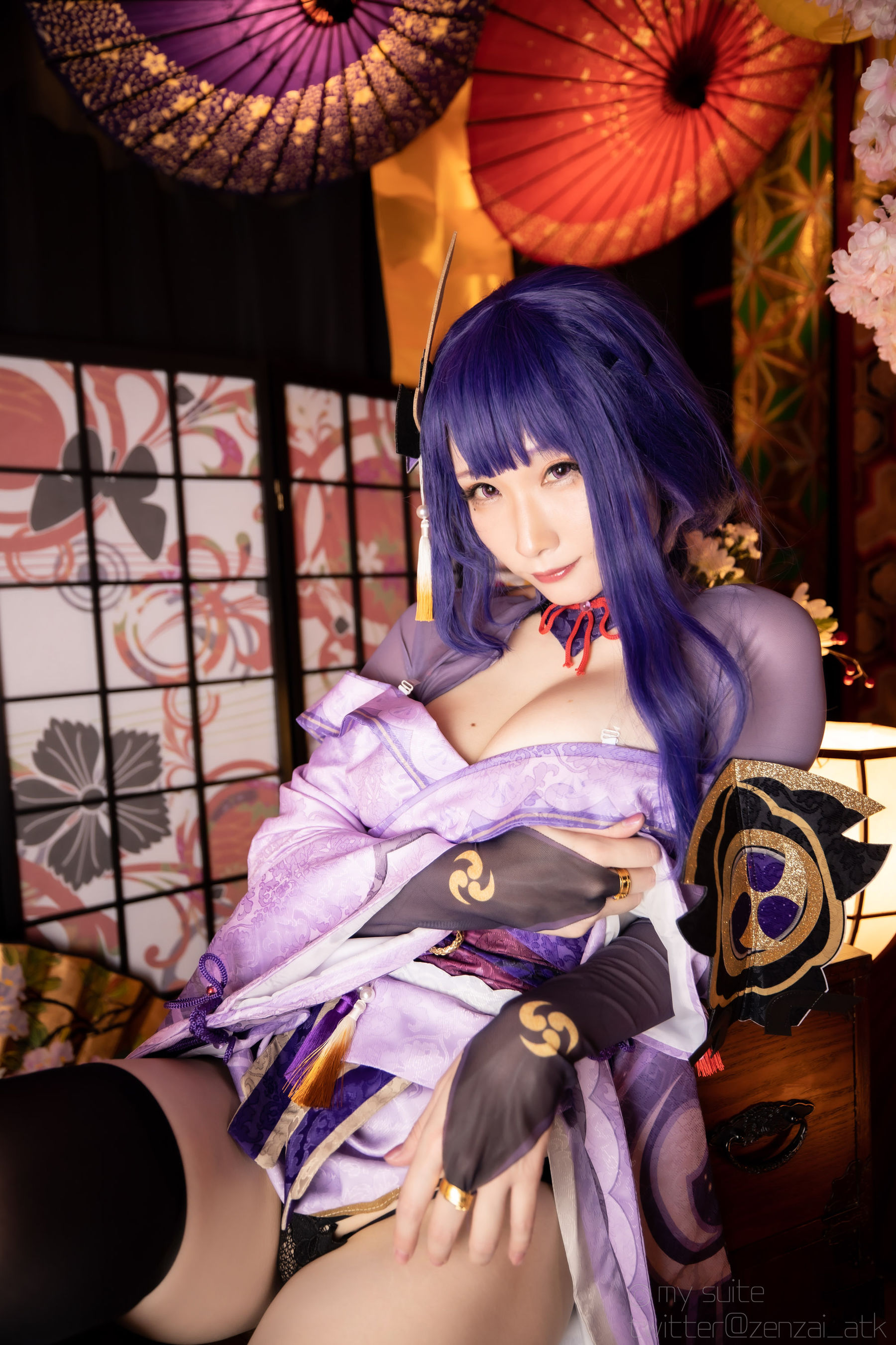[福利COS] (Cosplay)[my suite] Atsuki あつき - Ikazuti 霆 (Genshin Impact)