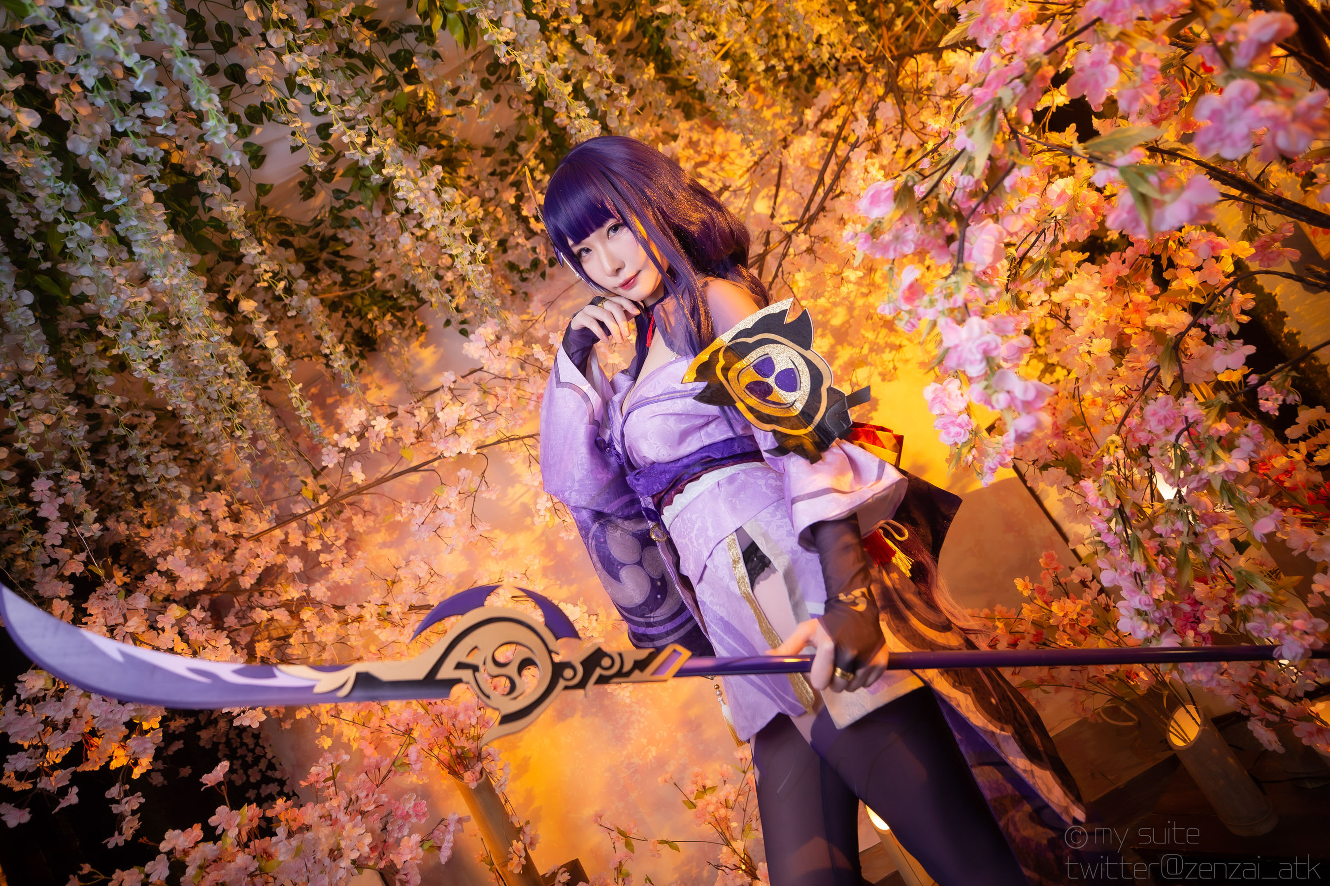 [福利COS] (Cosplay)[my suite] Atsuki あつき - Ikazuti 霆 (Genshin Impact)