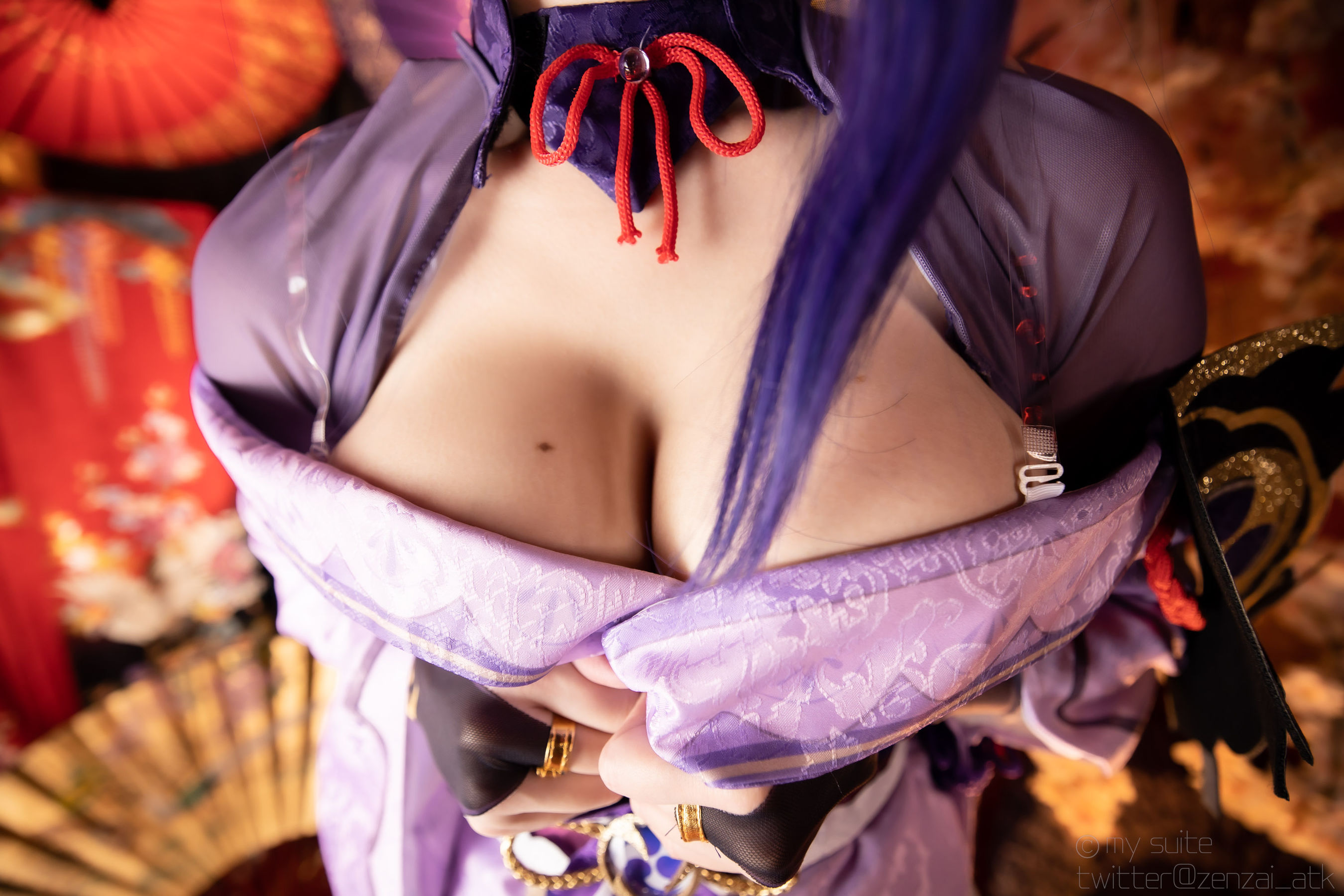 [福利COS] (Cosplay)[my suite] Atsuki あつき - Ikazuti 霆 (Genshin Impact)