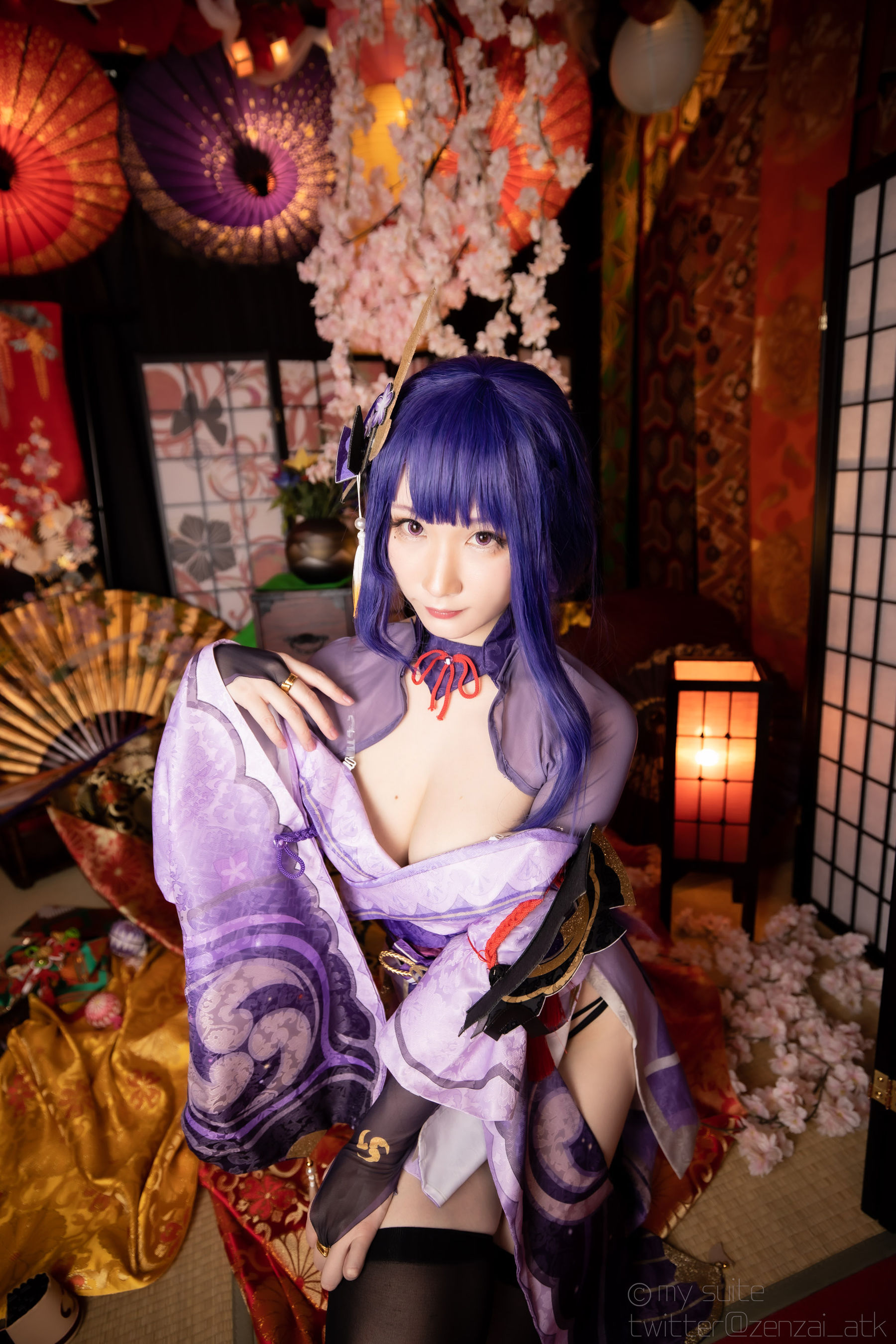 [福利COS] (Cosplay)[my suite] Atsuki あつき - Ikazuti 霆 (Genshin Impact)