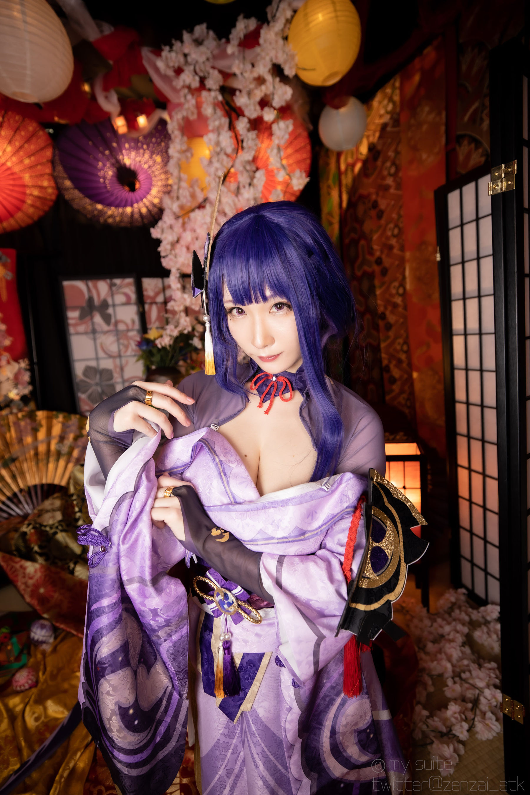 [福利COS] (Cosplay)[my suite] Atsuki あつき - Ikazuti 霆 (Genshin Impact)