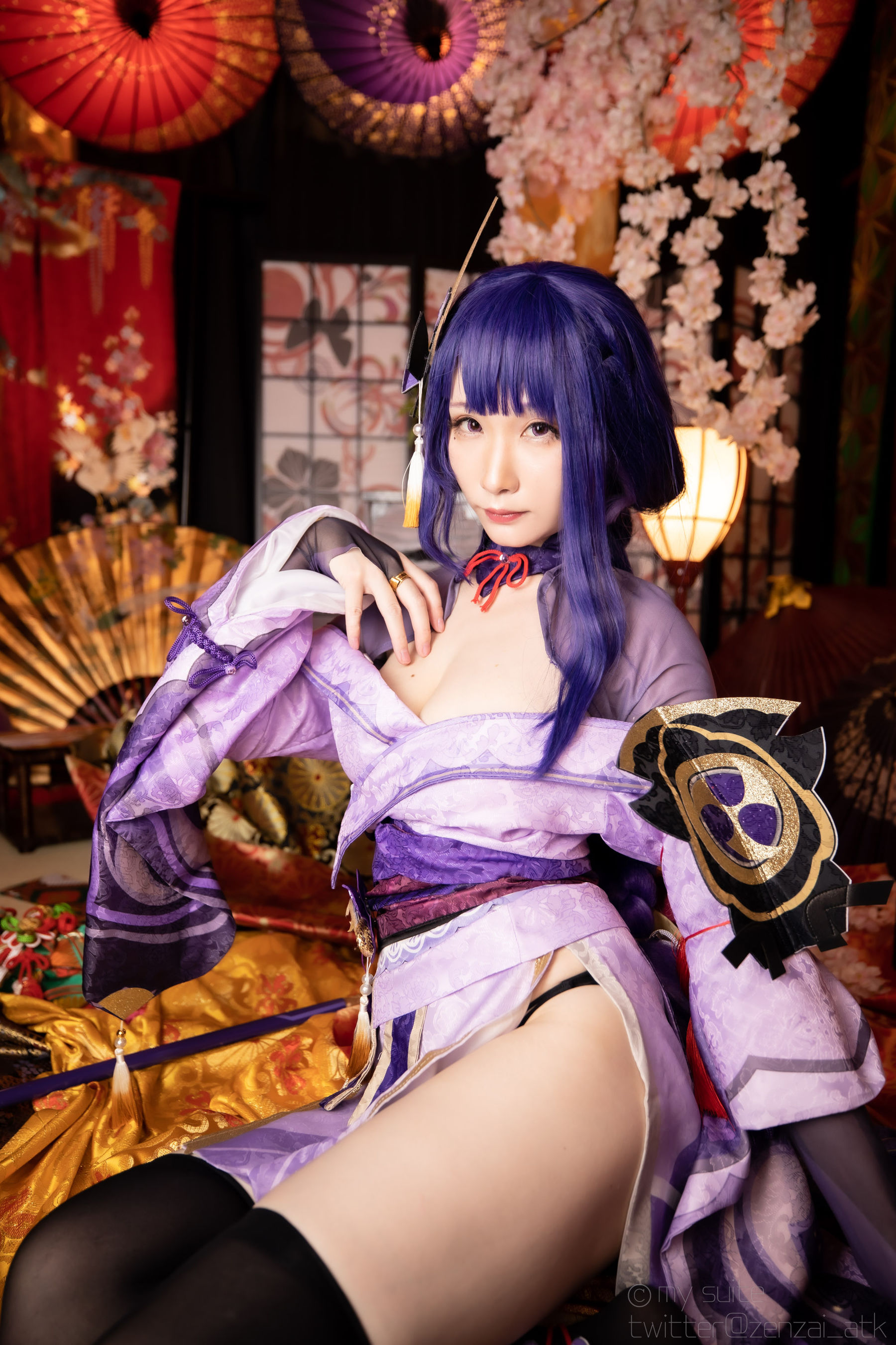 [福利COS] (Cosplay)[my suite] Atsuki あつき - Ikazuti 霆 (Genshin Impact)