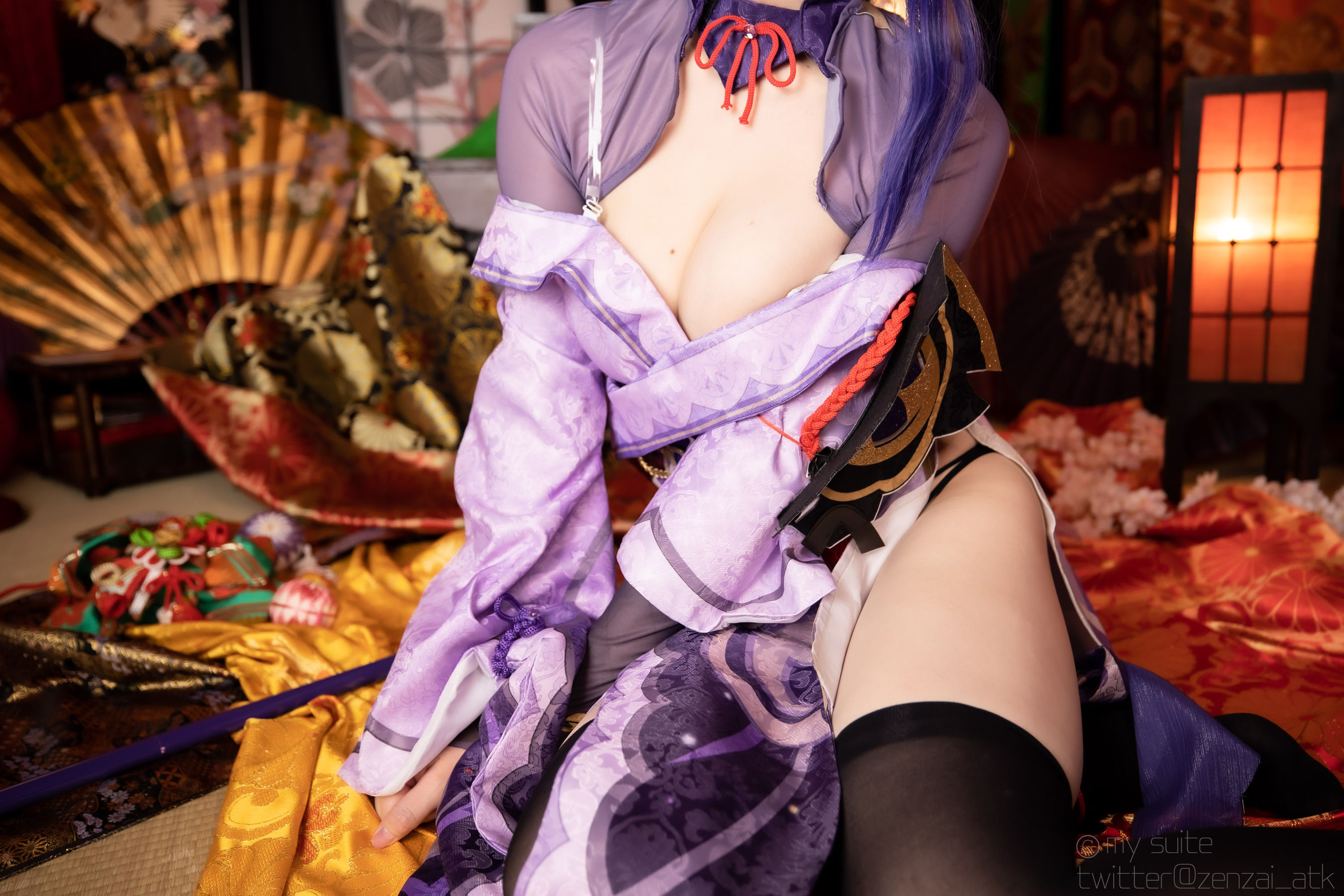 [福利COS] (Cosplay)[my suite] Atsuki あつき - Ikazuti 霆 (Genshin Impact)