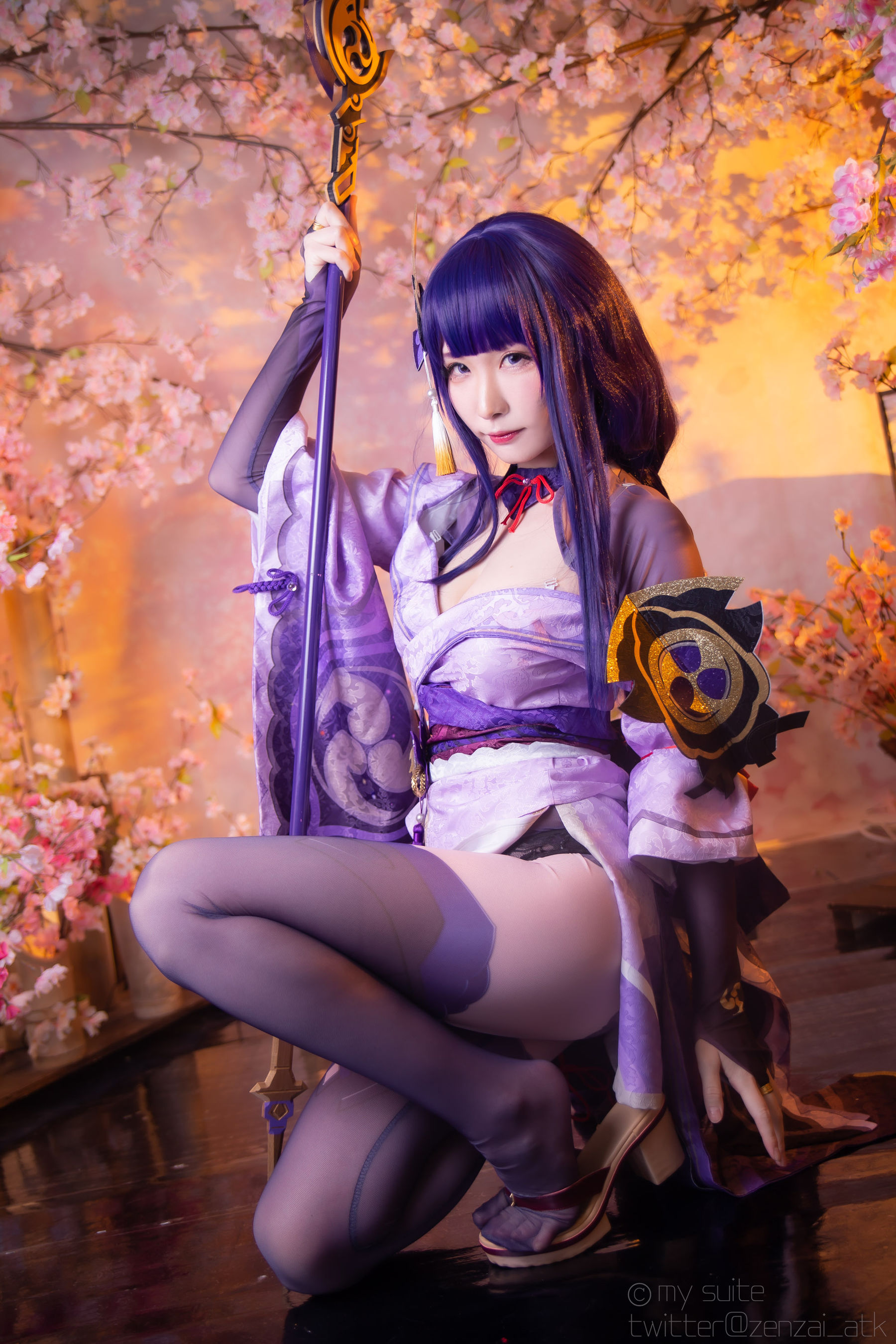 [福利COS] (Cosplay)[my suite] Atsuki あつき - Ikazuti 霆 (Genshin Impact)