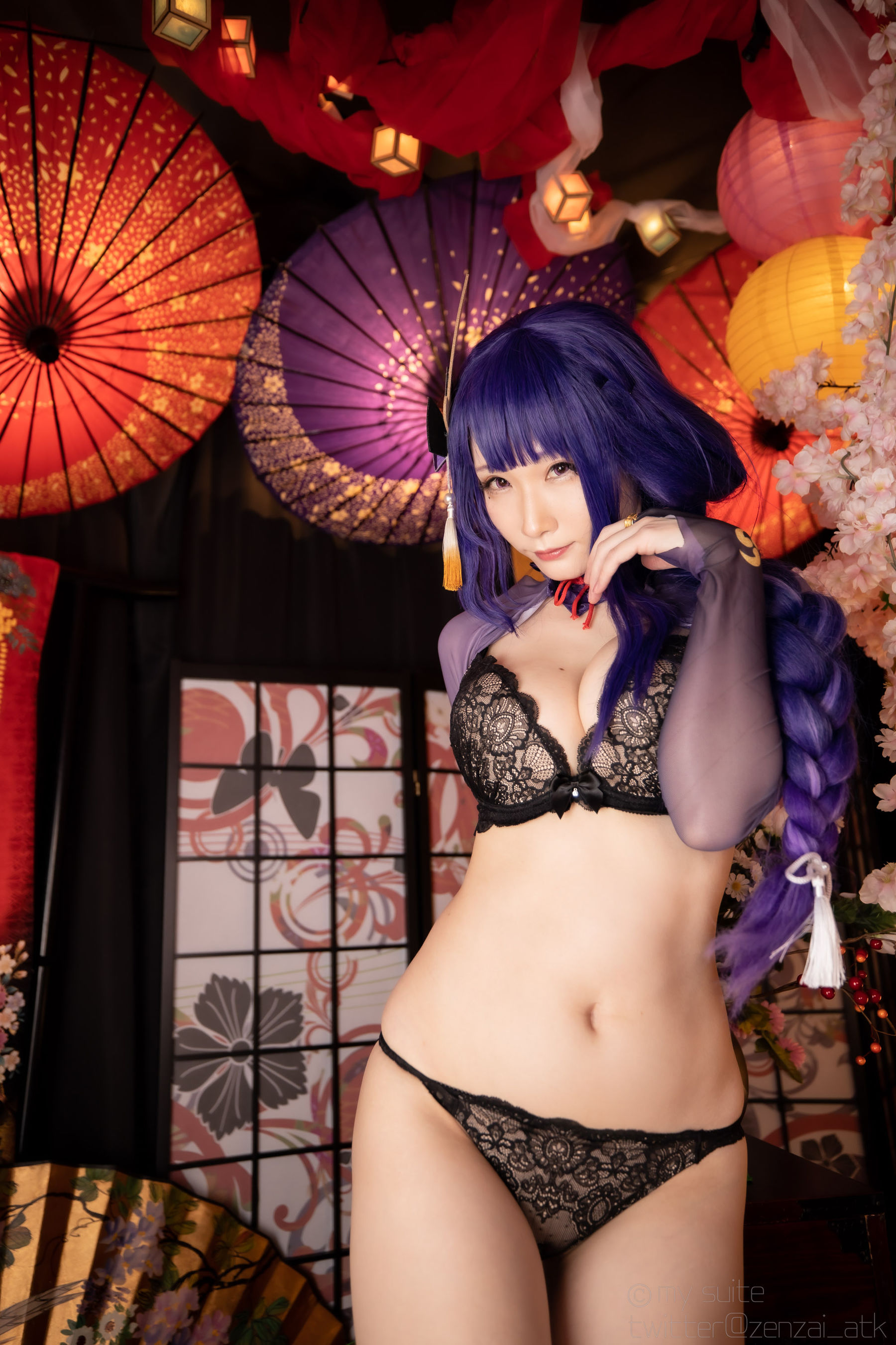 [福利COS] (Cosplay)[my suite] Atsuki あつき - Ikazuti 霆 (Genshin Impact)