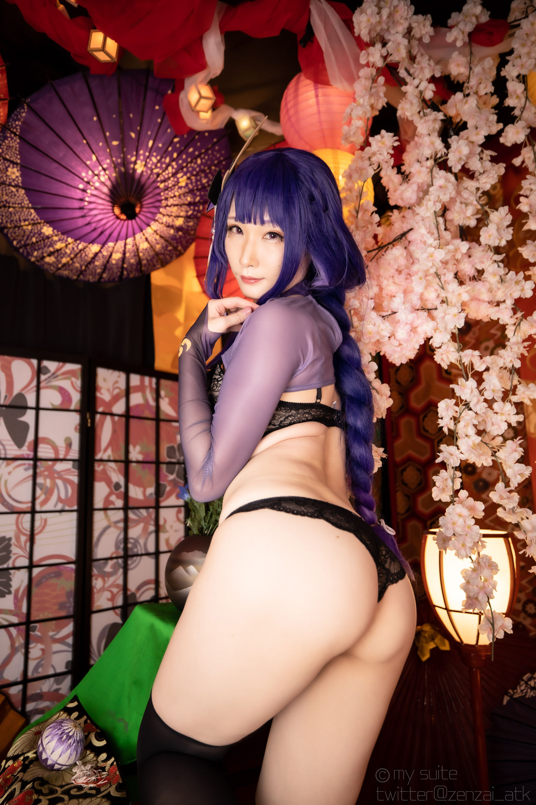 [福利COS] (Cosplay)[my suite] Atsuki あつき - Ikazuti 霆 (Genshin Impact)