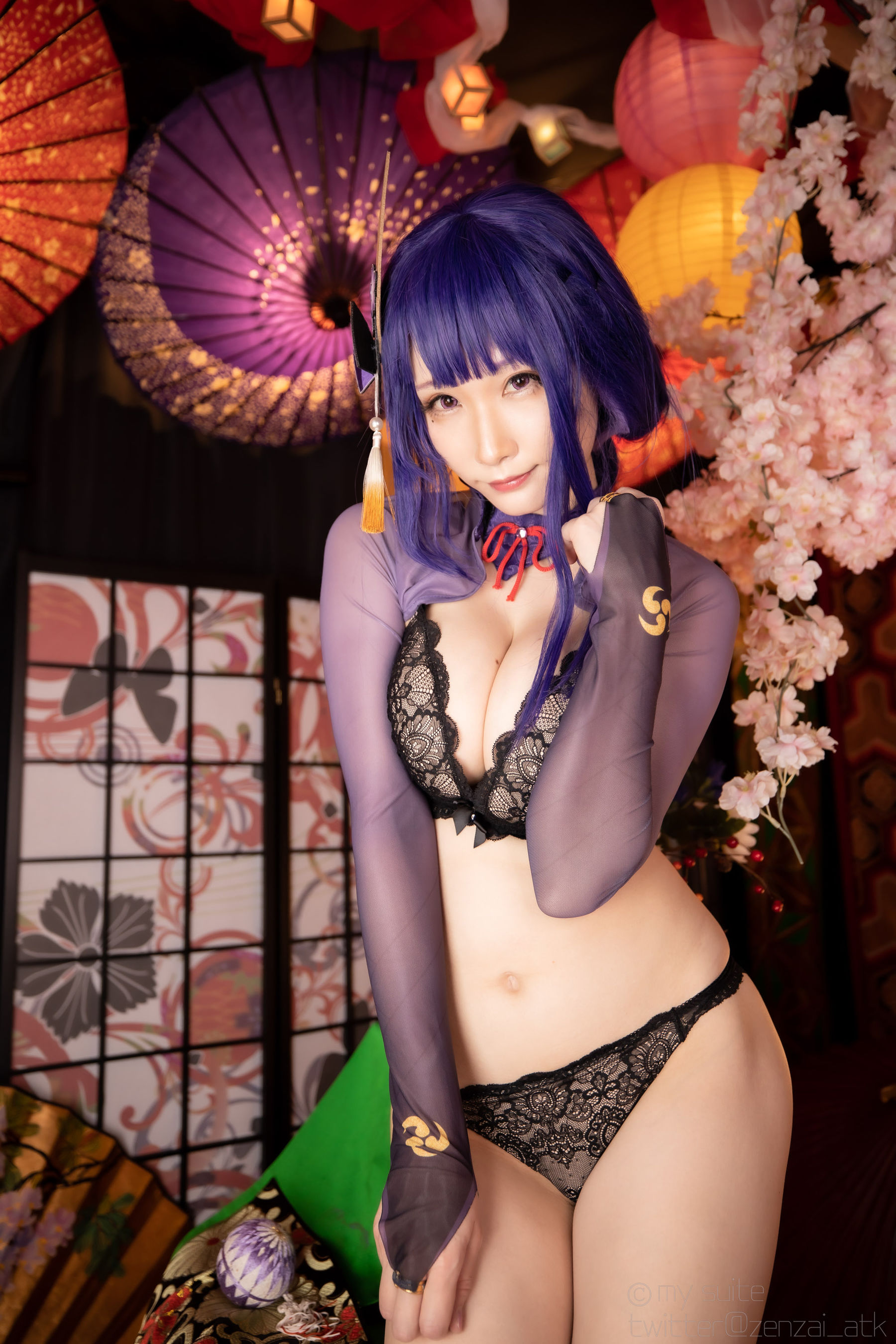 [福利COS] (Cosplay)[my suite] Atsuki あつき - Ikazuti 霆 (Genshin Impact)