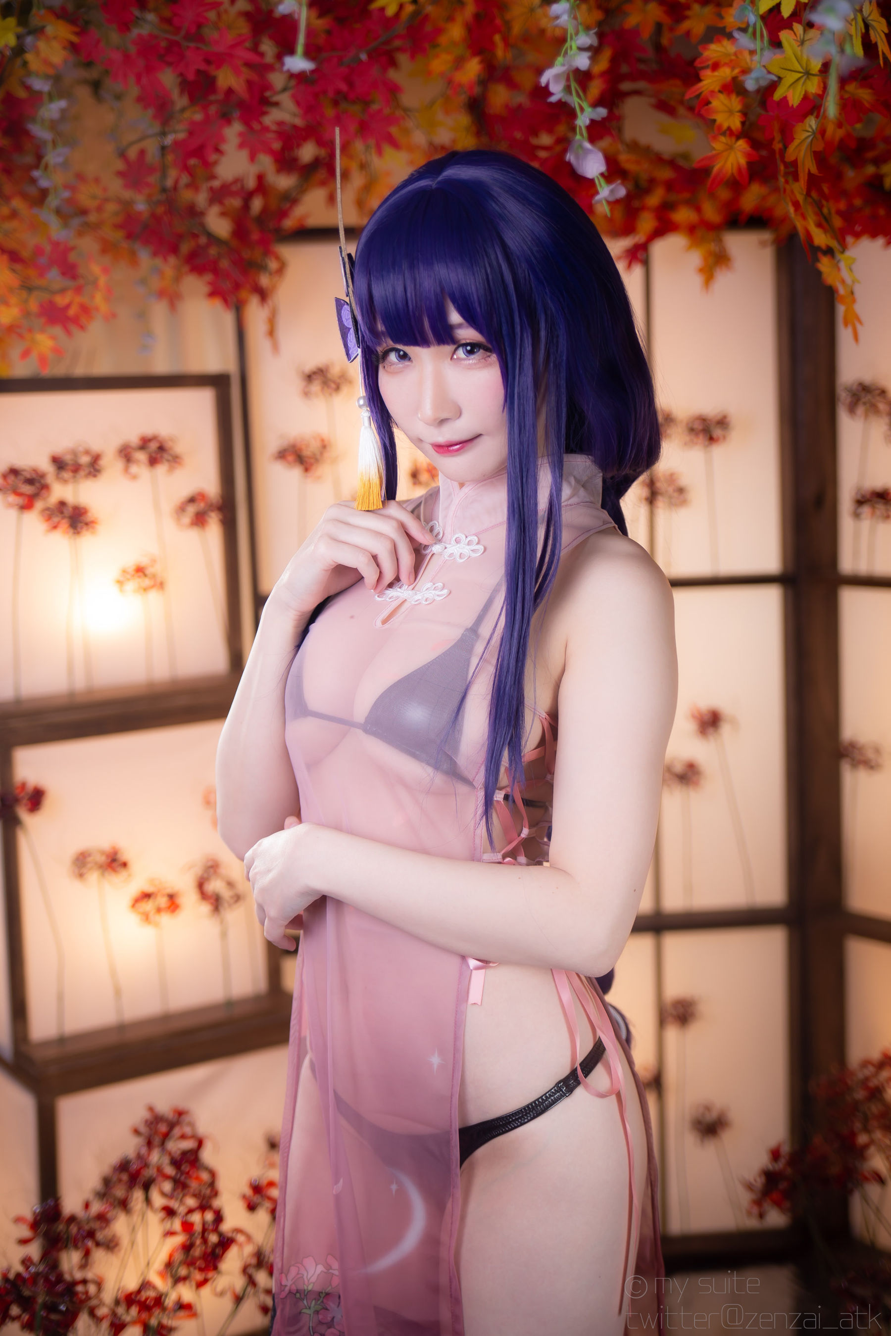 [福利COS] (Cosplay)[my suite] Atsuki あつき - Ikazuti 霆 (Genshin Impact)
