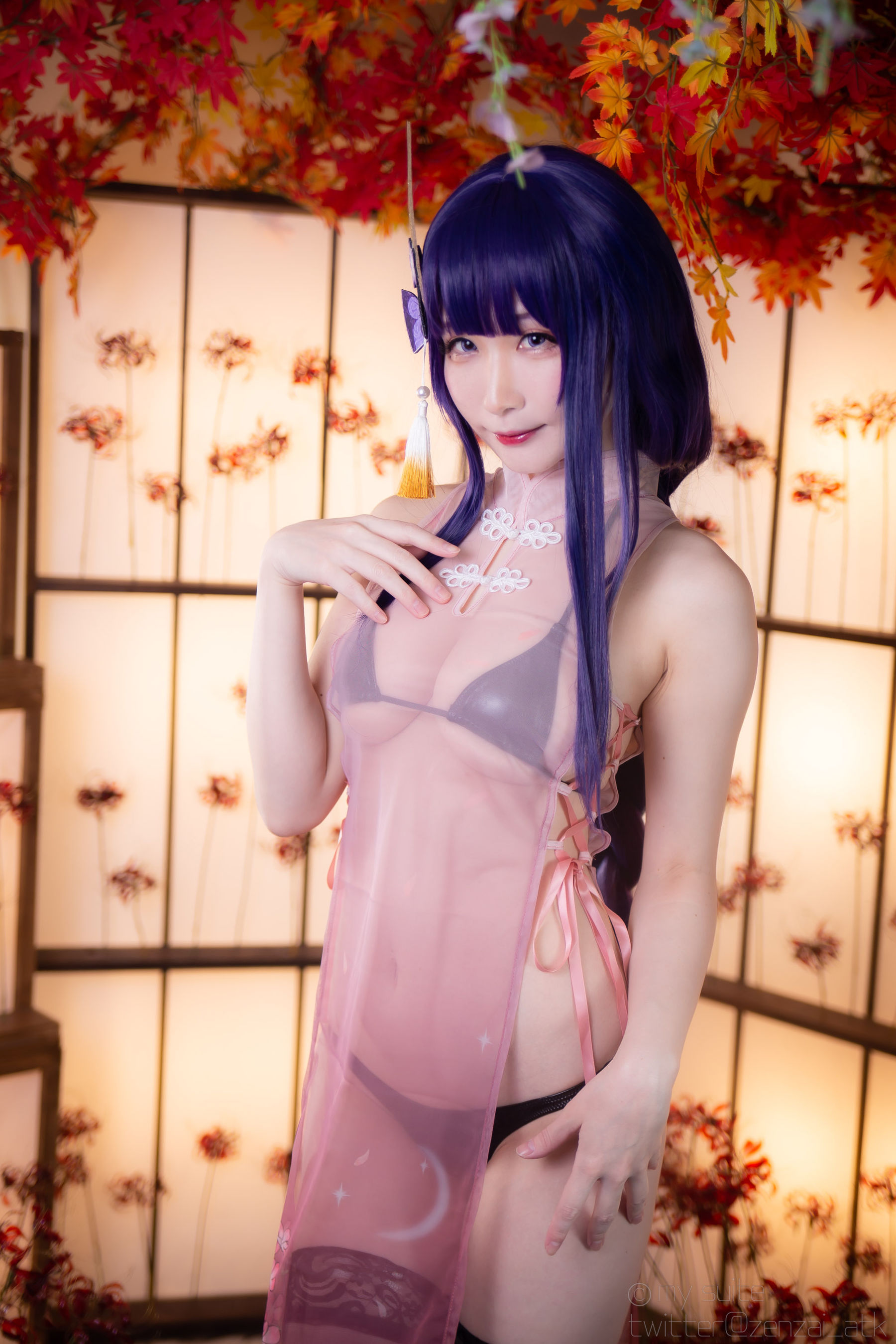 [福利COS] (Cosplay)[my suite] Atsuki あつき - Ikazuti 霆 (Genshin Impact)