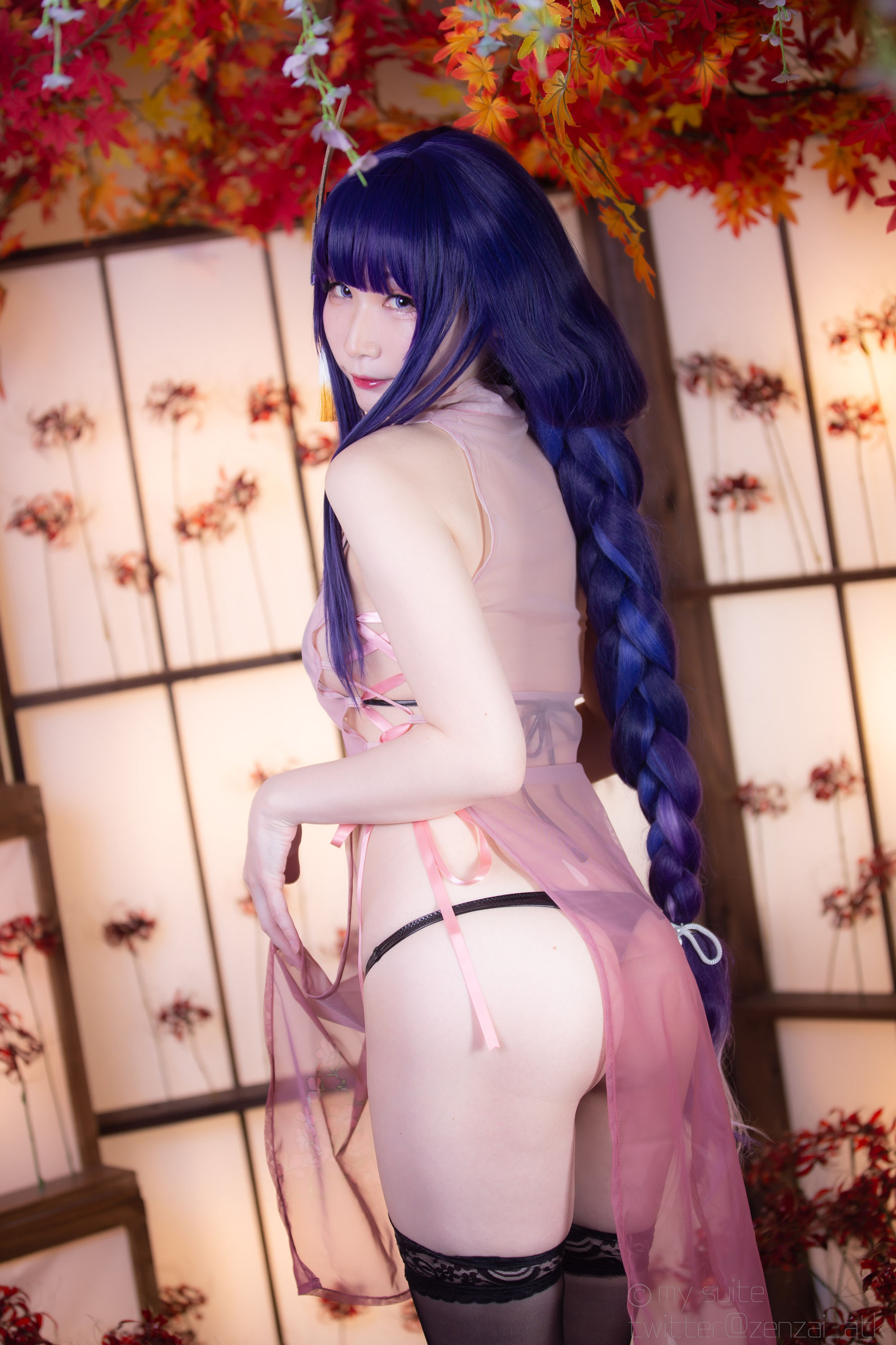 [福利COS] (Cosplay)[my suite] Atsuki あつき - Ikazuti 霆 (Genshin Impact)