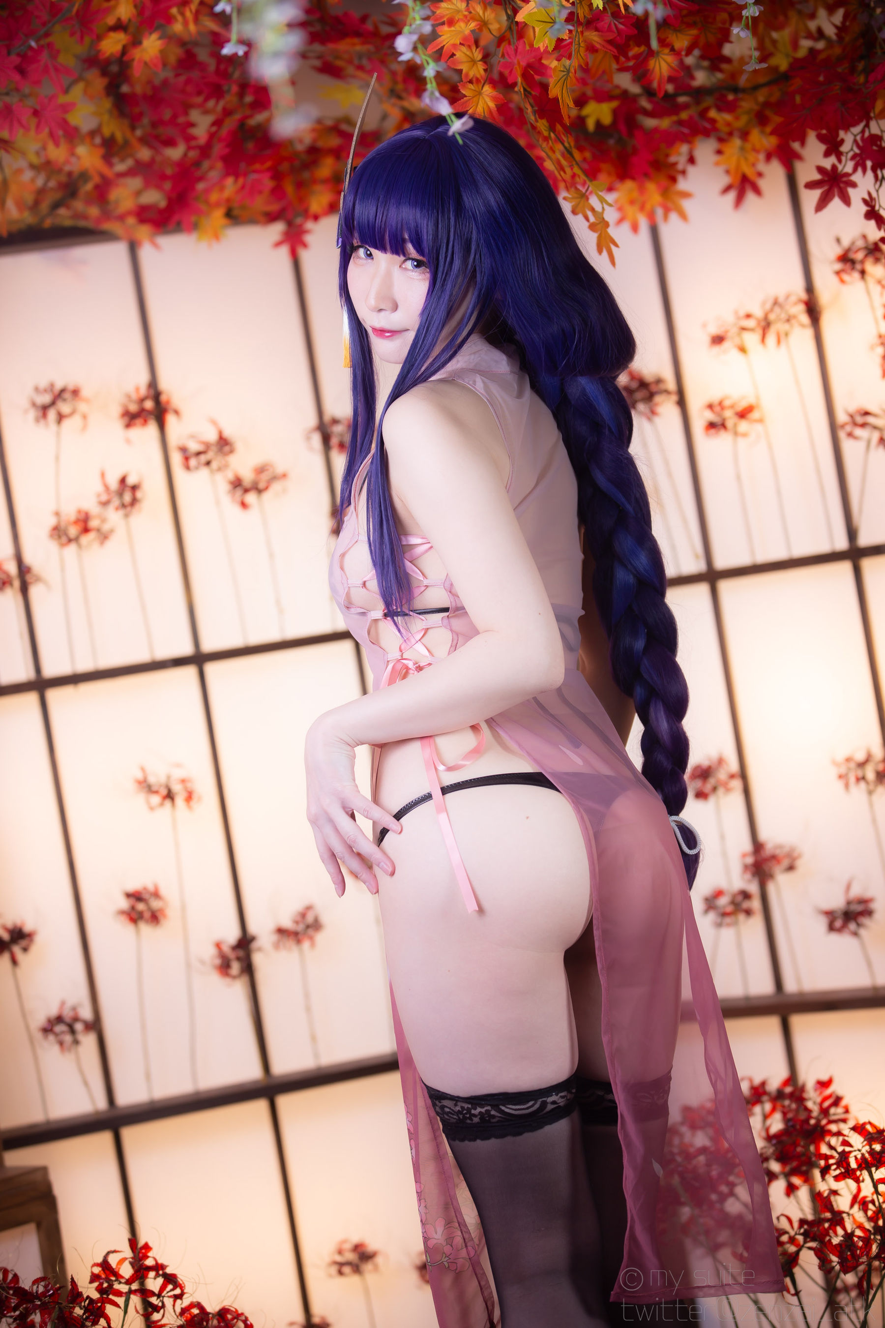 [福利COS] (Cosplay)[my suite] Atsuki あつき - Ikazuti 霆 (Genshin Impact)